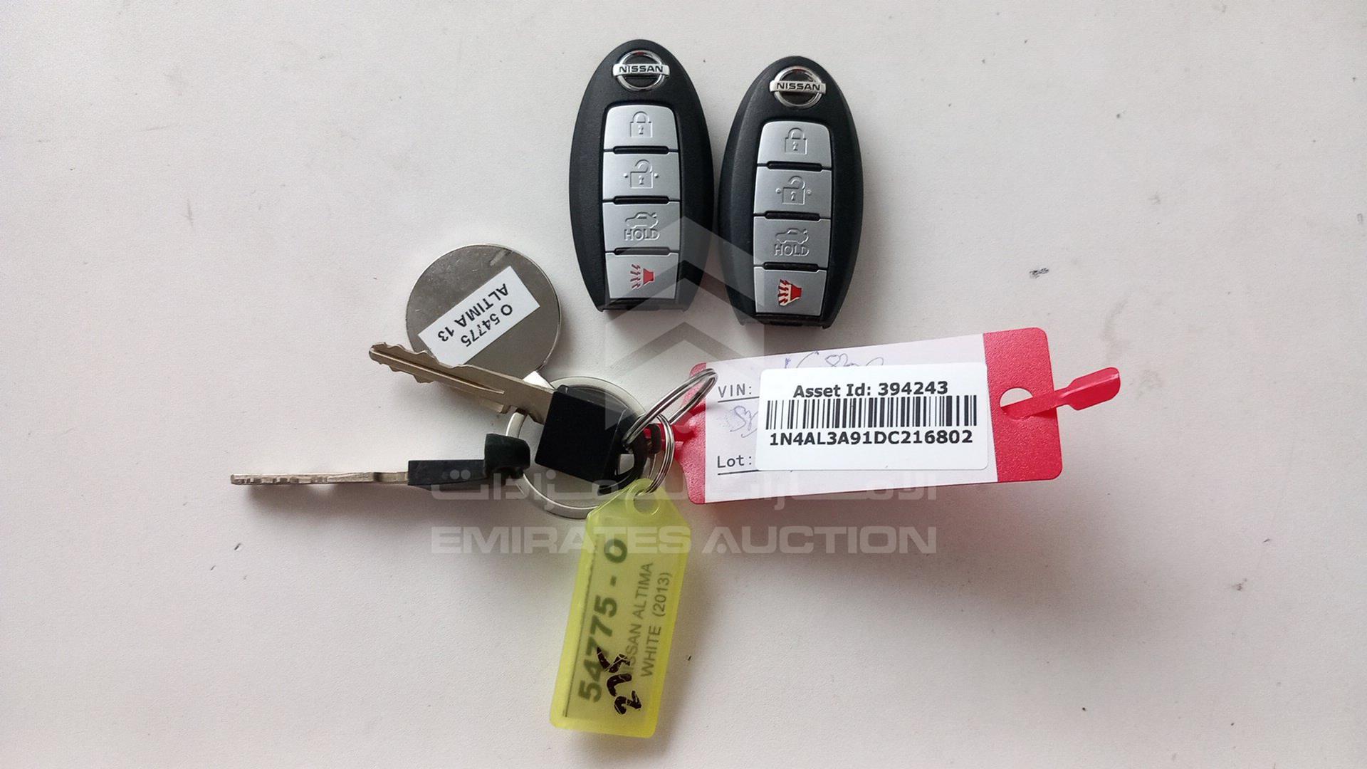 2013 NISSAN ALTIMA VIN: 1N4AL3A91DC216802