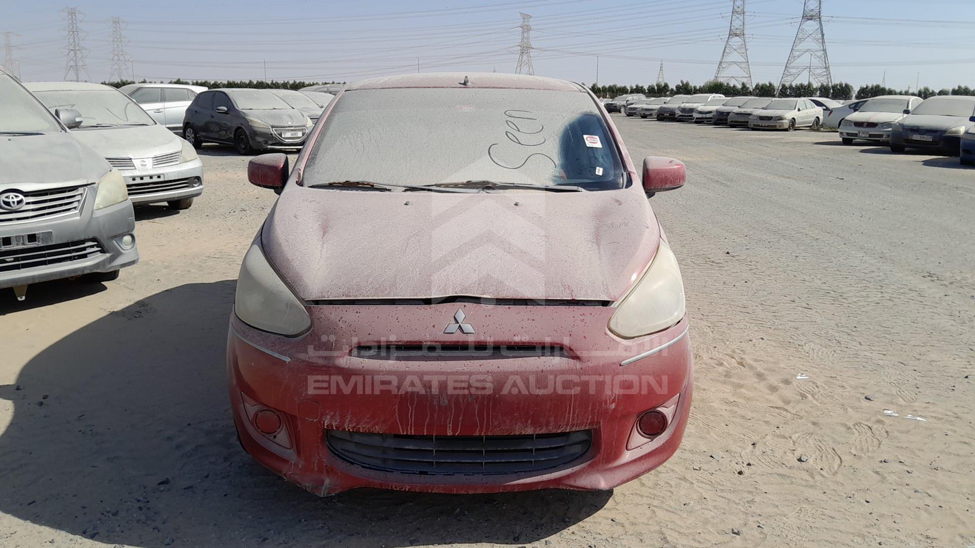 2014 MITSUBISHI MIRAGE VIN: MMBXTA03AEH008821