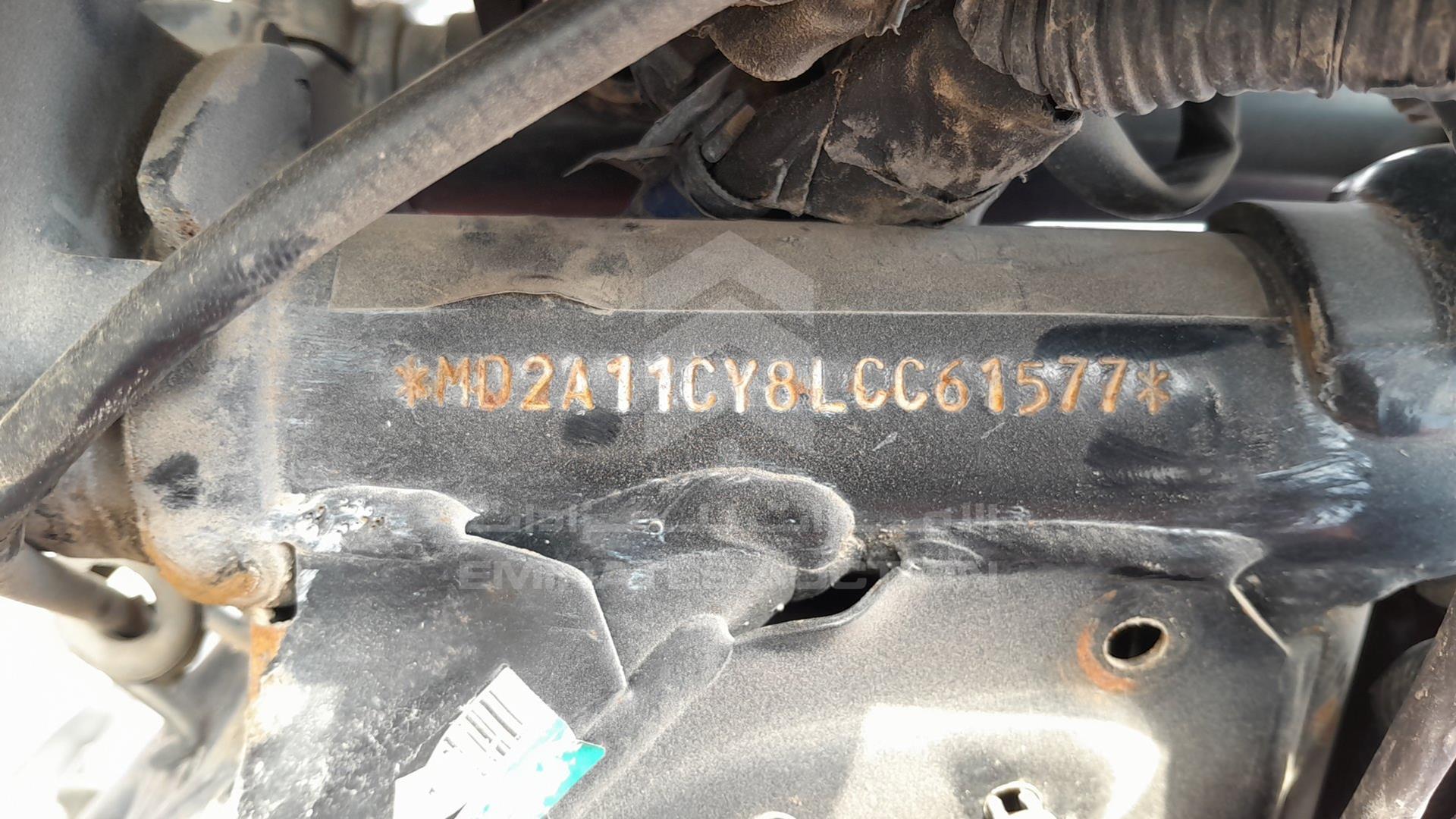2020 BAJAJ 150 CC VIN: MD2A11CY8LCC61577
