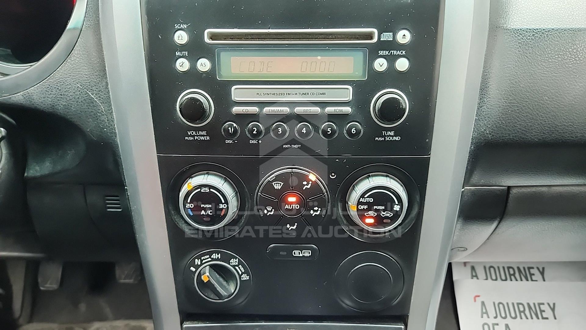 2007 SUZUKI GRAND VITARA VIN: JS3TD54V174110886