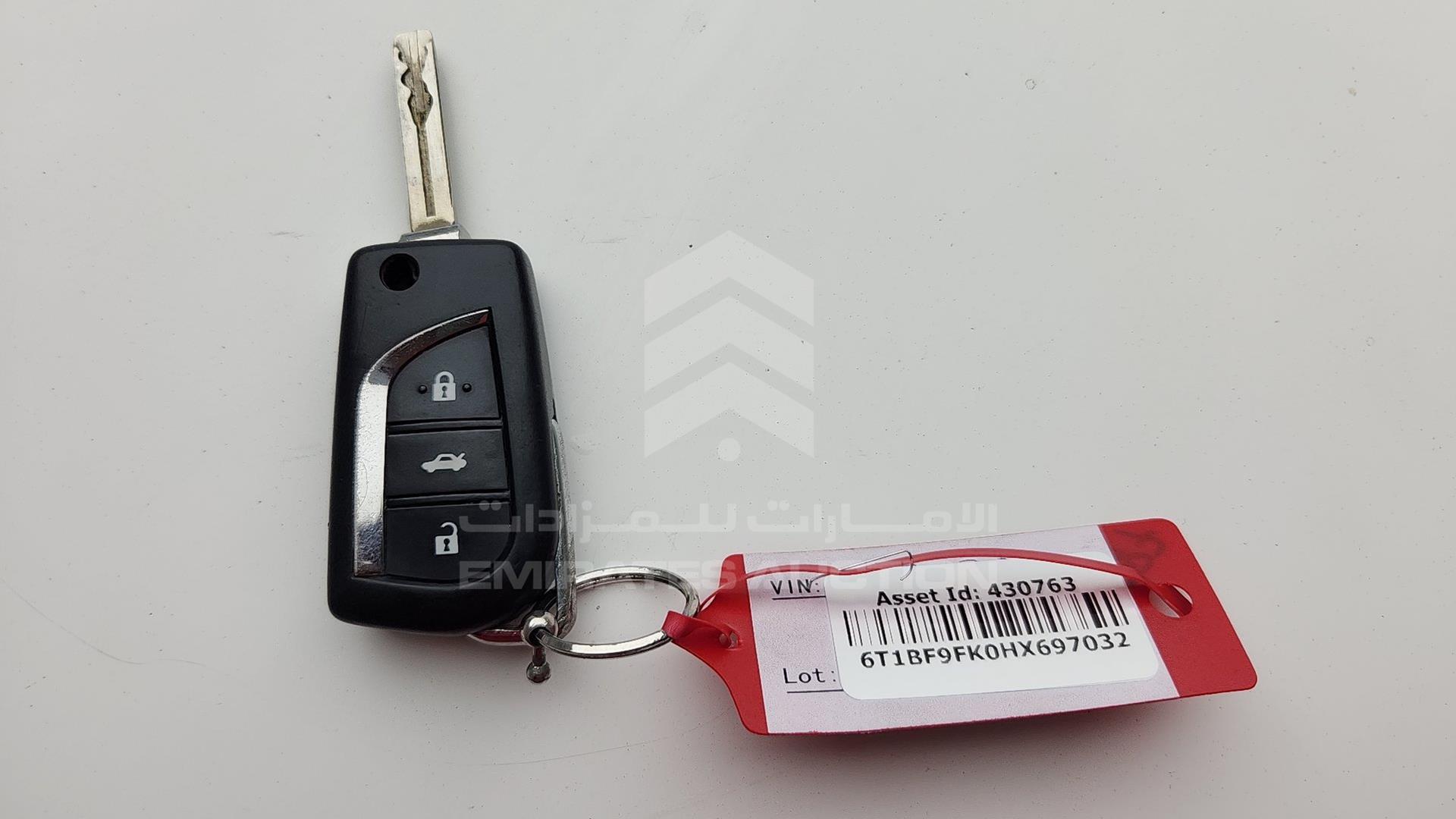 2017 TOYOTA CAMRY VIN: 6T1BF9FK0HX697032