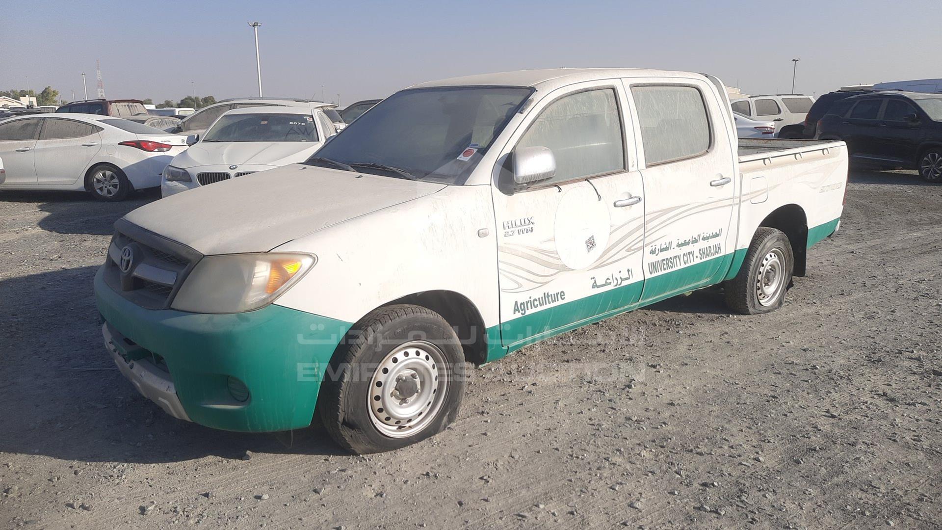 2007 TOYOTA HILUX VIN: MR0EX12G872013659