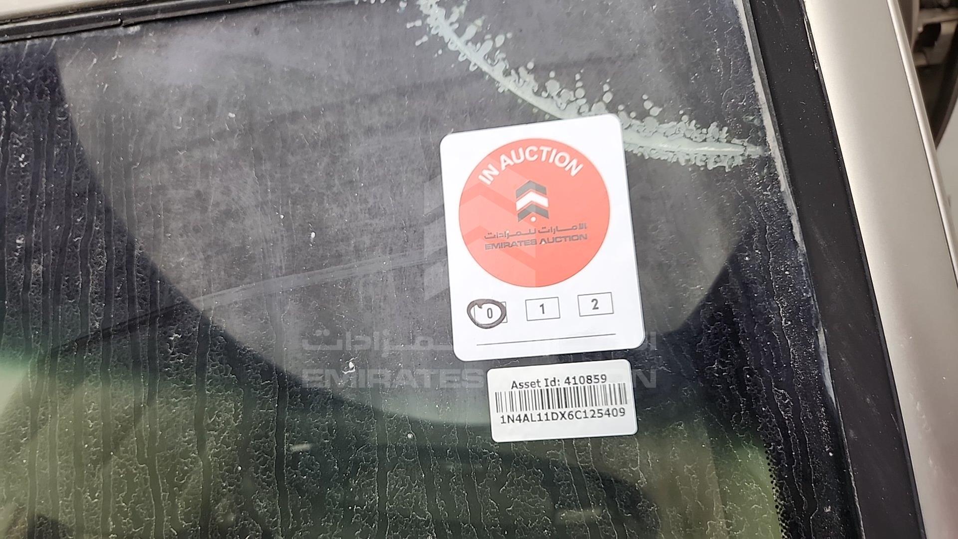 2006 NISSAN ALTIMA VIN: 1N4AL11DX6C125409
