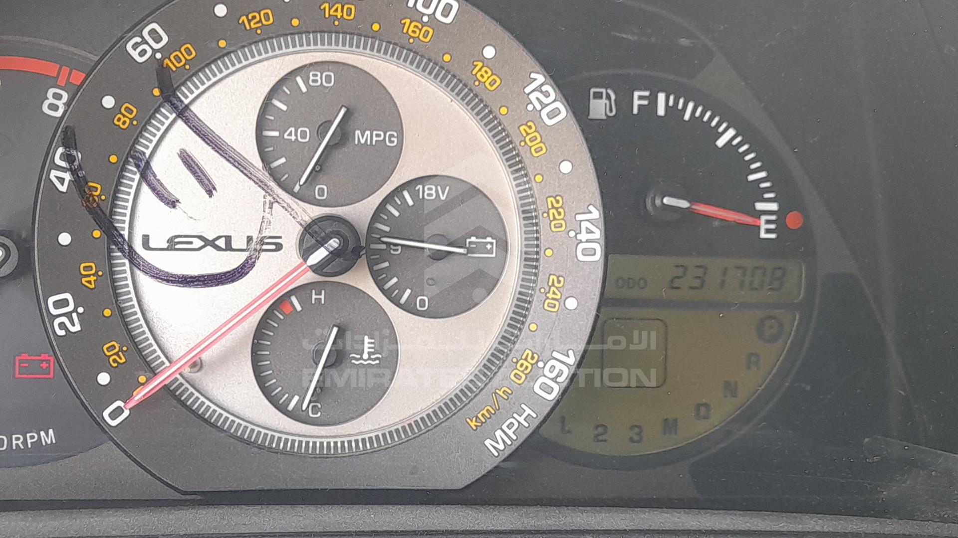 2005 LEXUS IS300 VIN: JTHBD192250096582