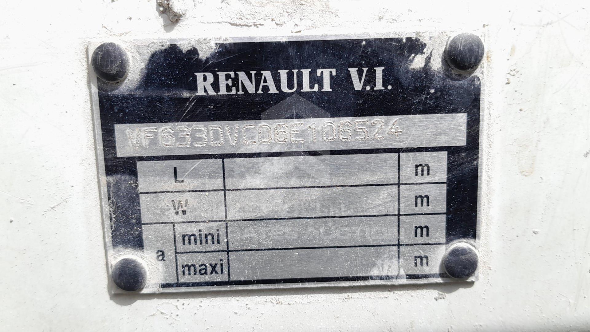 2006 RENAULT TRUCK VIN: VF633DVC06E106524