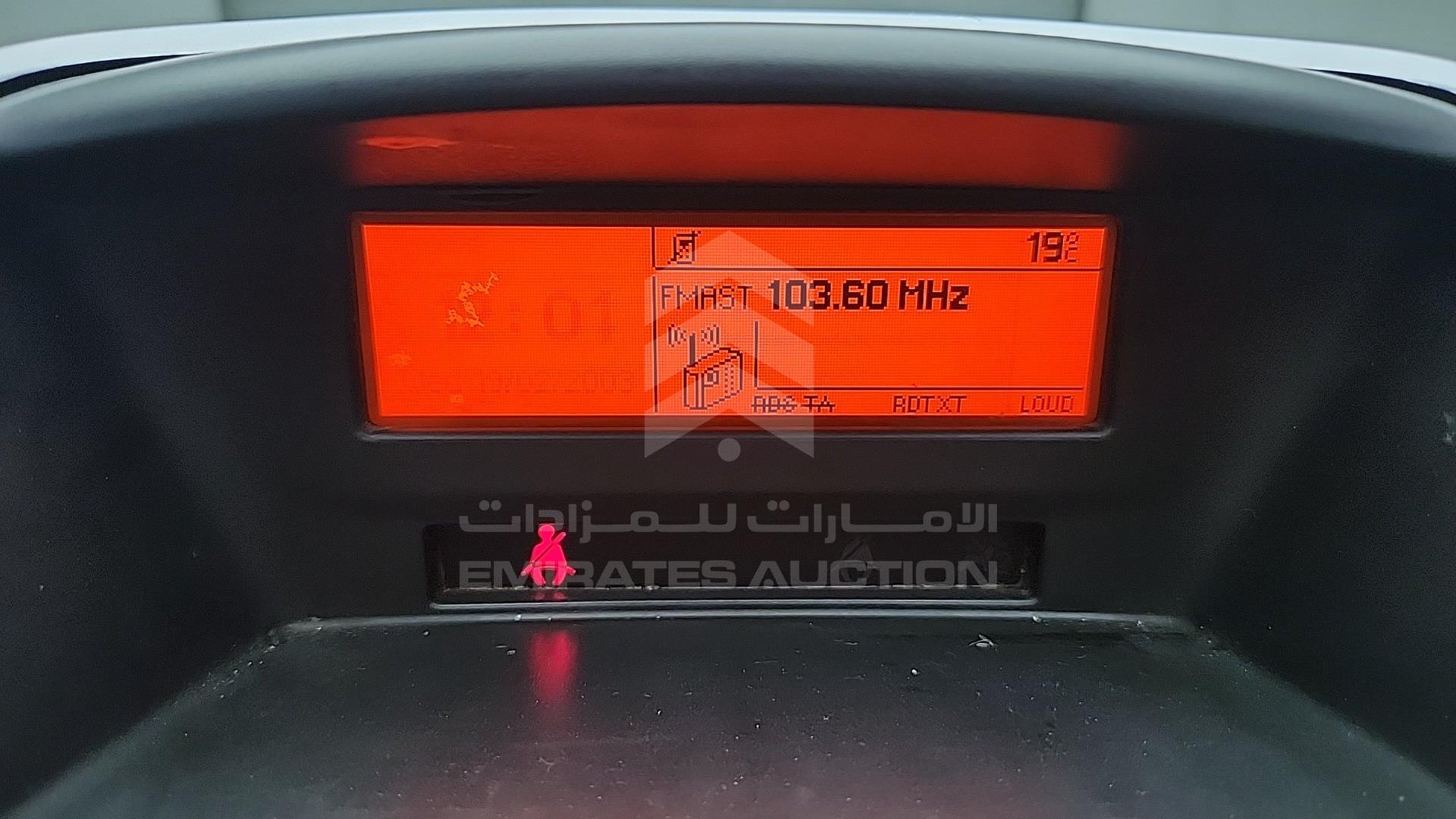 2009 PEUGEOT 207 CC VIN: VF3WB5FWF9E001065