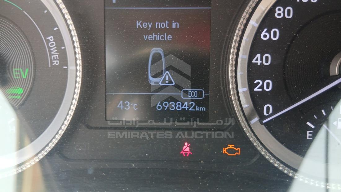 2021 Hyundai Sonata Hybrid — Odometer Reading — Photo 2