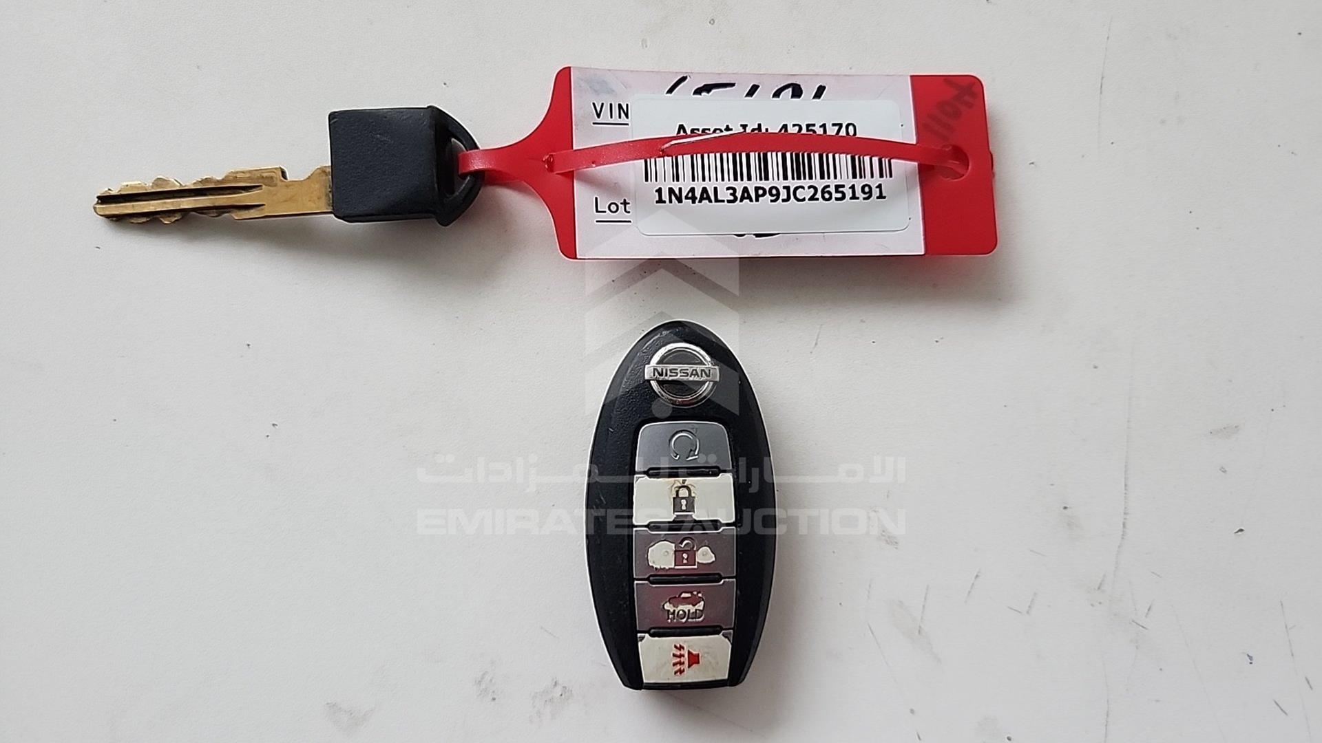 2018 NISSAN ALTIMA VIN: 1N4AL3AP9JC265191