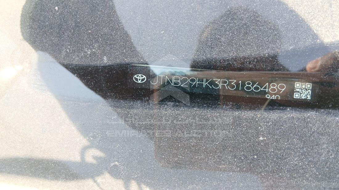 2024 Toyota Camry — VIN on Frame — Photo 3