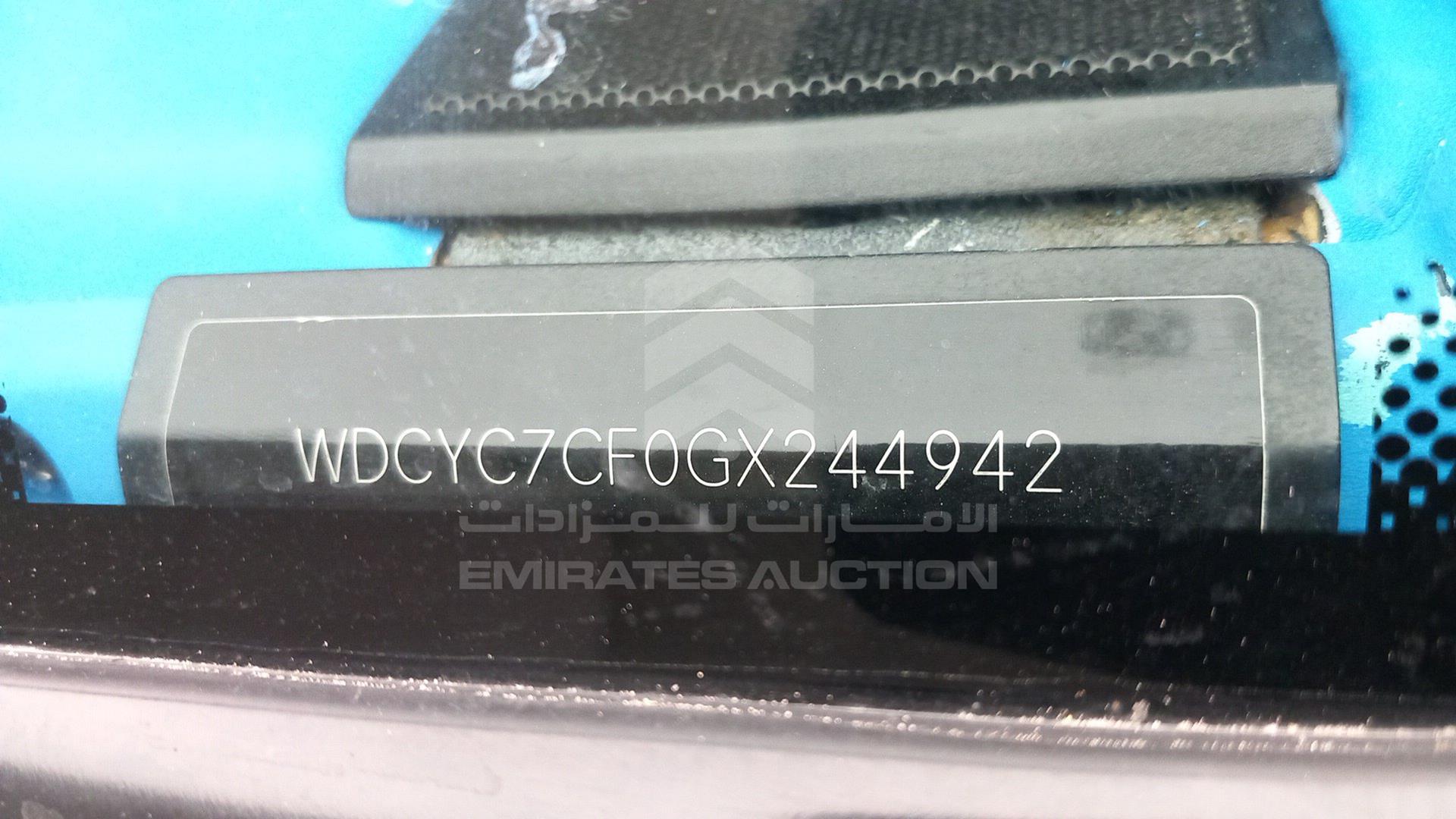 2016 MERCEDES G 63 VIN: WDCYC7CF0GX244942