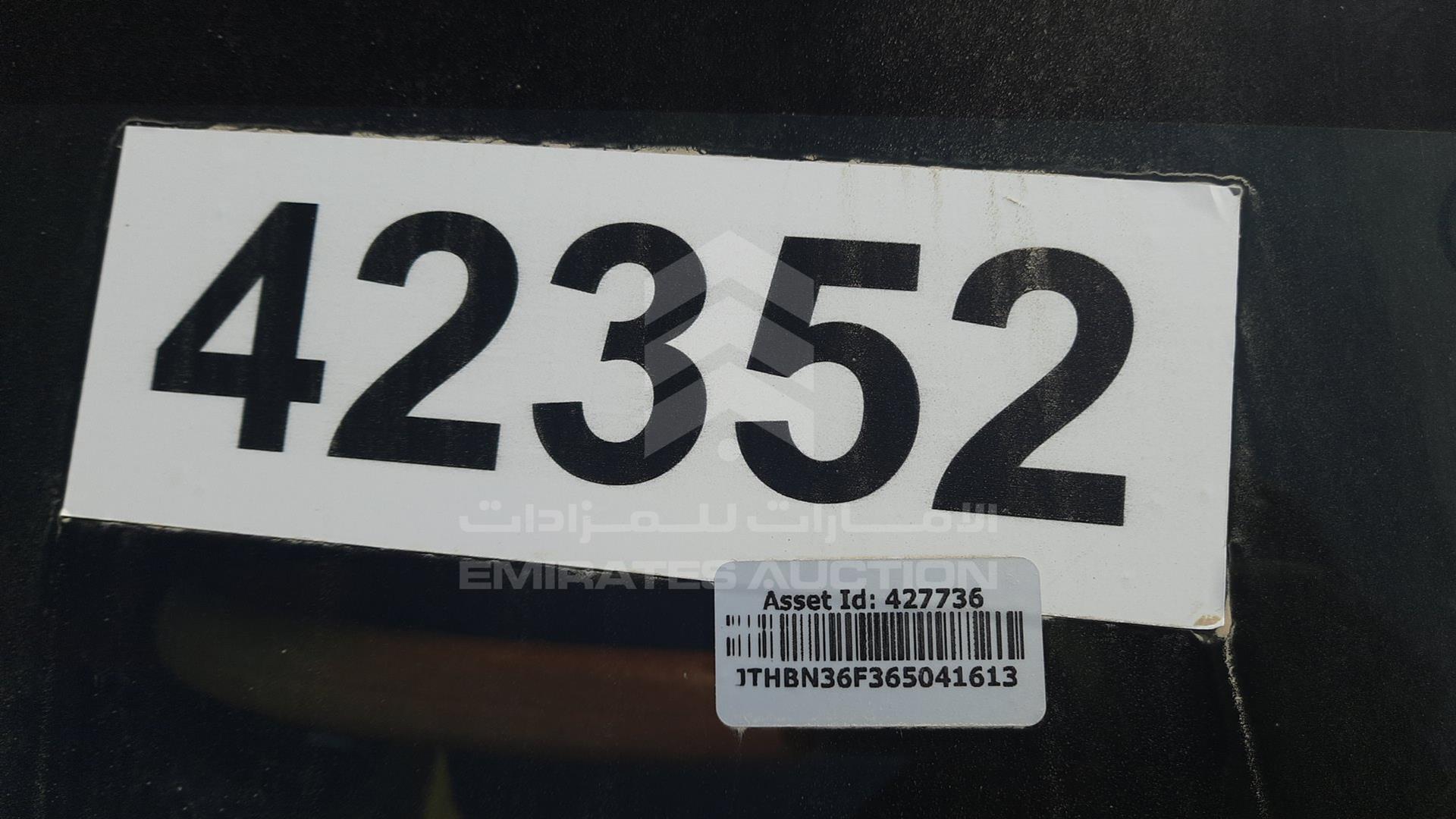 2006 LEXUS LS 430 VIN: JTHBN36F365041613