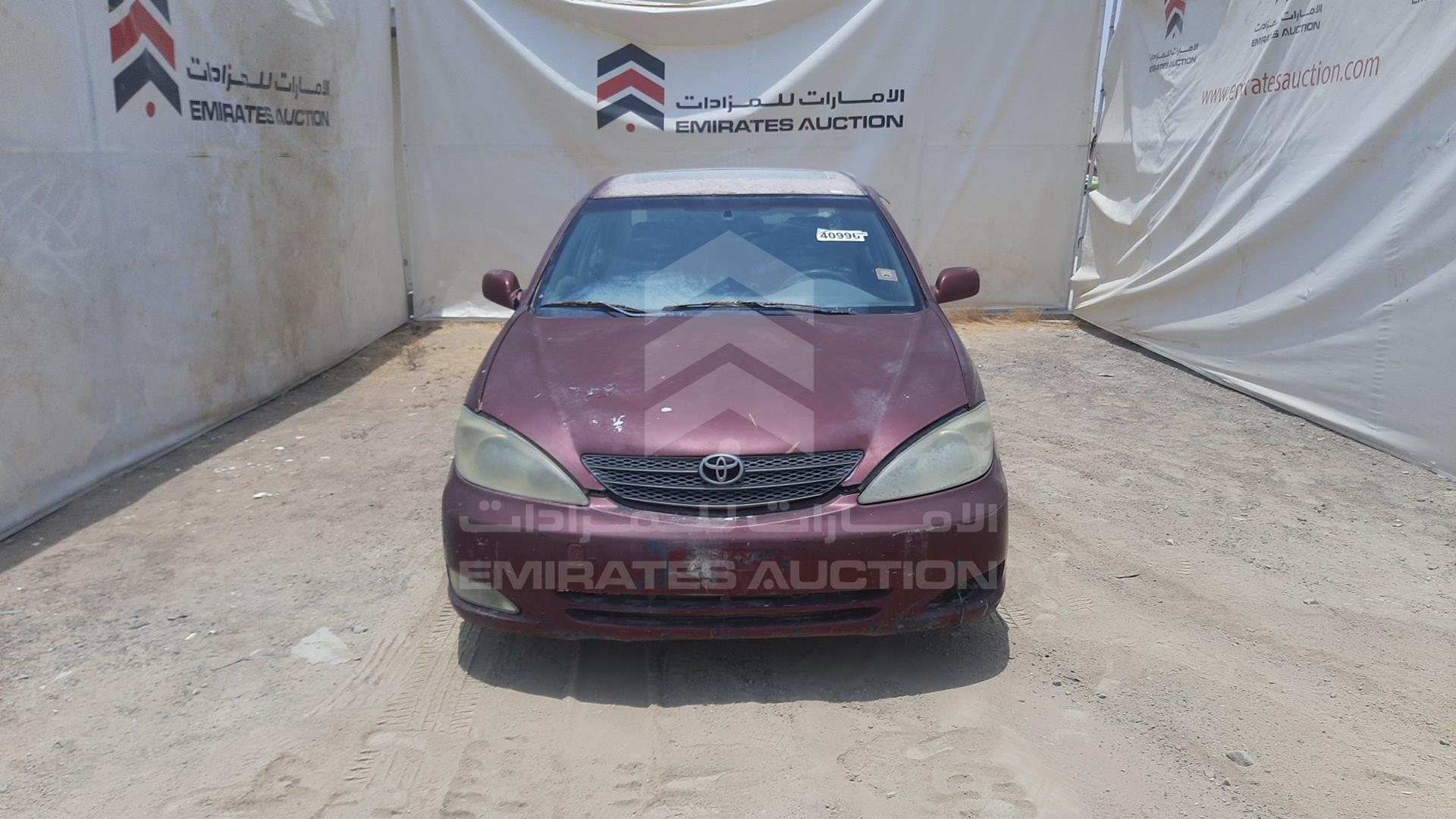 2004 TOYOTA CAMRY VIN: 4T1BE30K64U295869