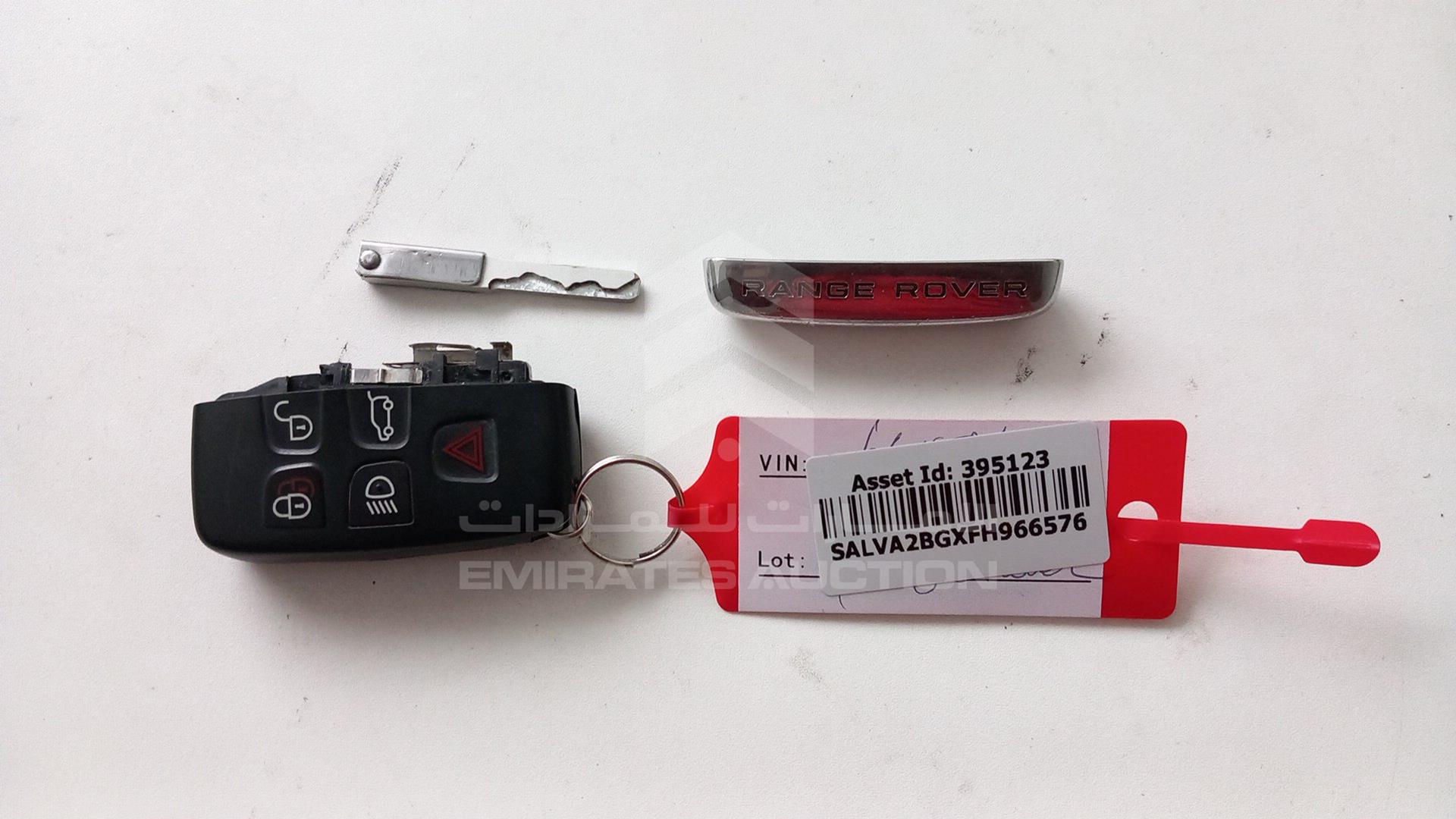 2015 RANGE ROVER EVOQUE VIN: SALVA2BGXFH966576