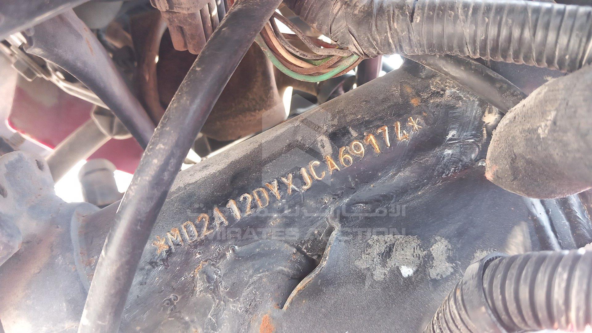 2018 BAJAJ PULSAR 180CC VIN: MD2A12DYXJCA69174