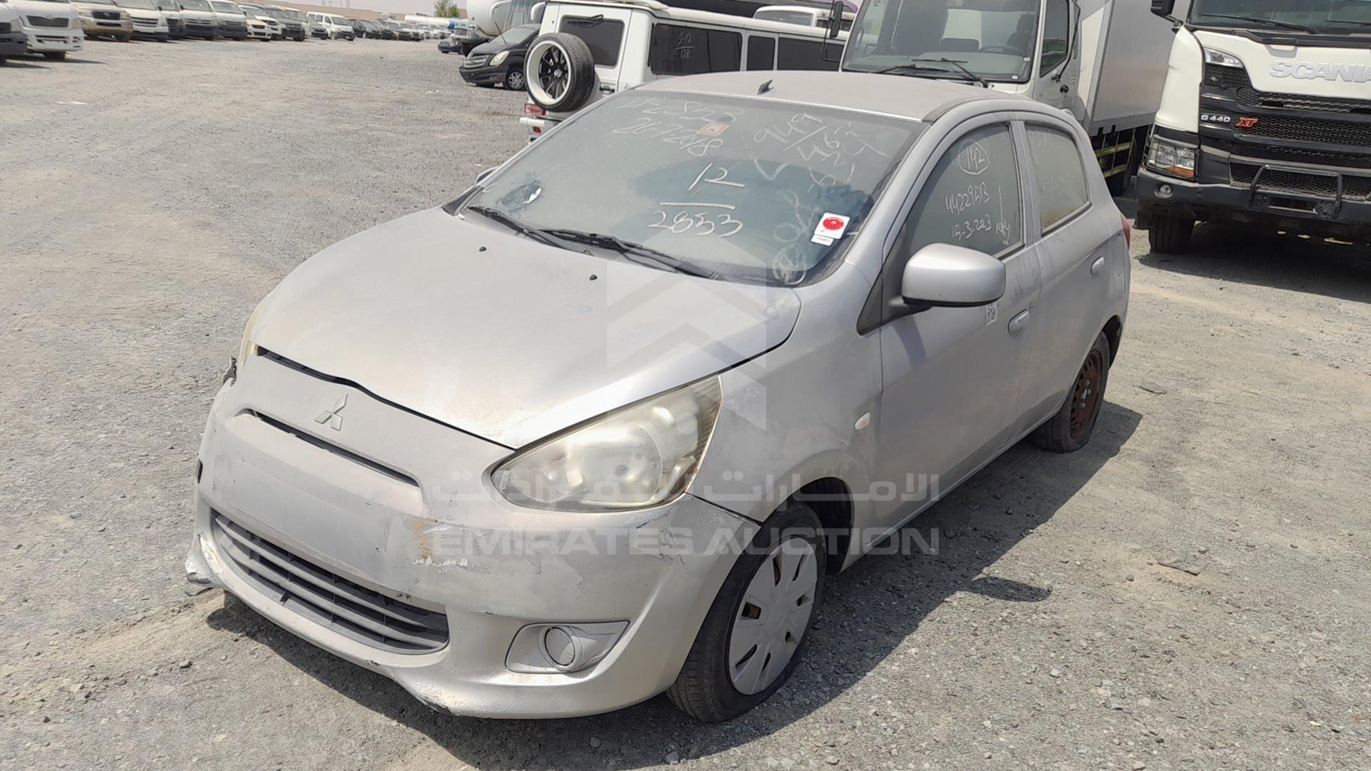 2014 MITSUBISHI MIRAGE VIN: MMBXTA03AEH015028