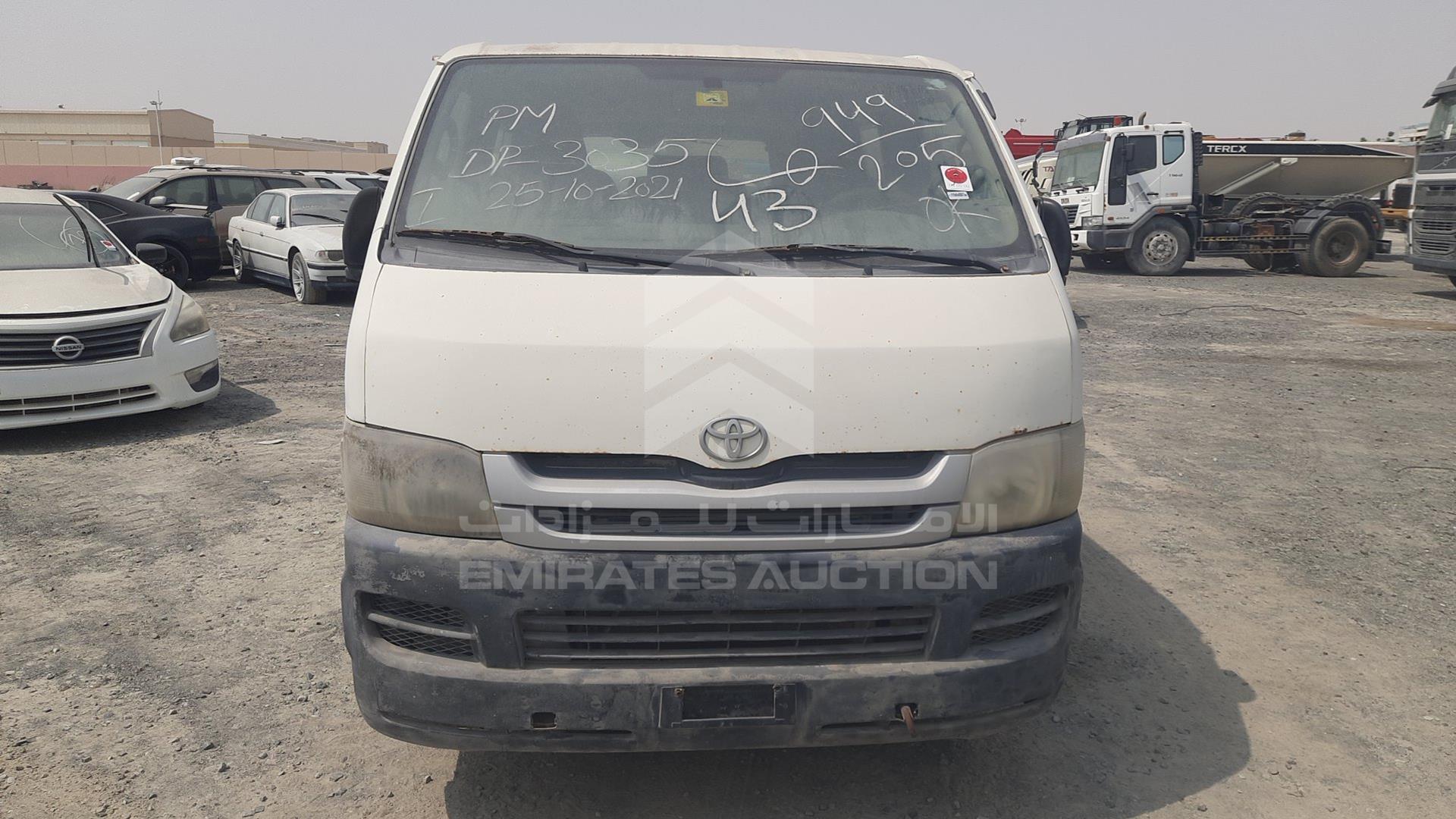 2009 TOYOTA HIACE VIN: JTGJX02PX95011620