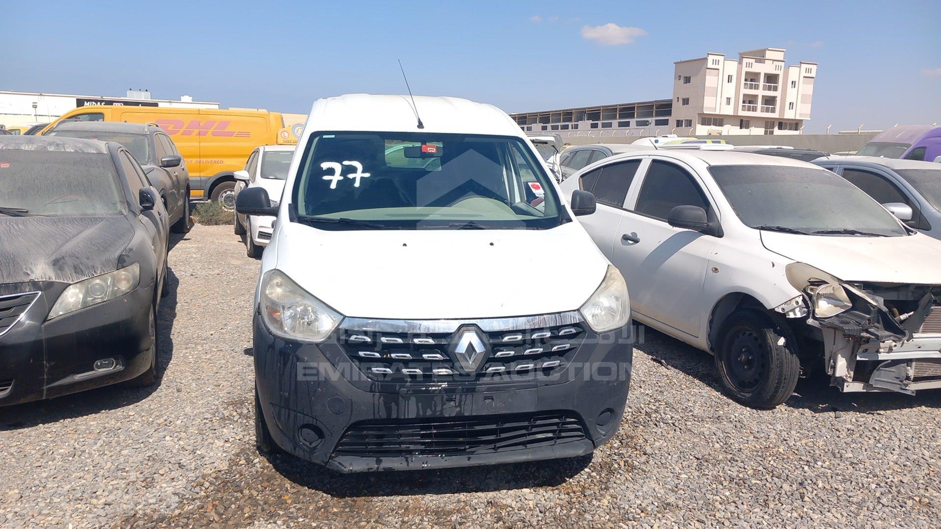 2019 RENAULT DOKKER VIN: VF18SRB41KG459726