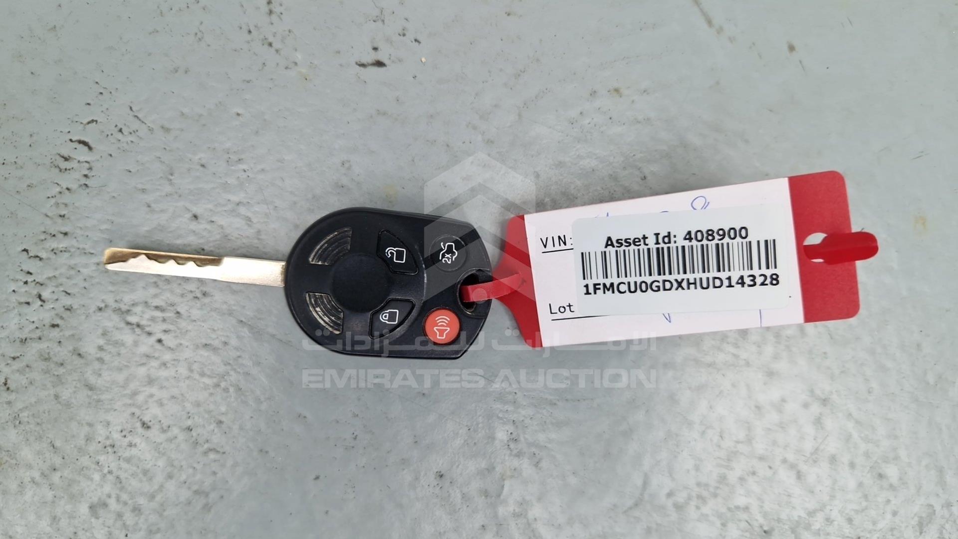 2017 FORD ESCAPE VIN: 1FMCU0GDXHUD14328