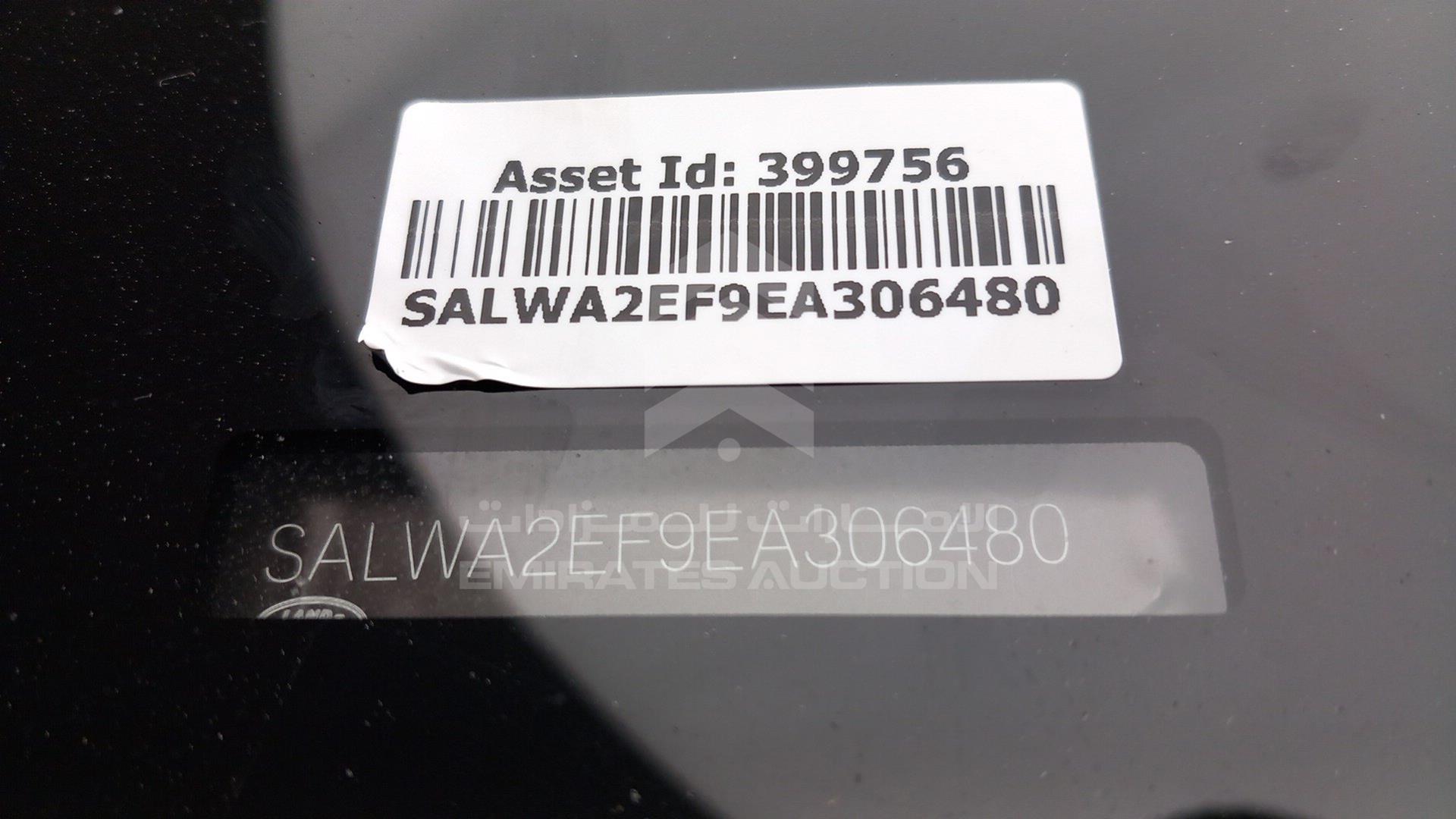 2014 RANGE ROVER SPORT VIN: SALWA2EF9EA306480