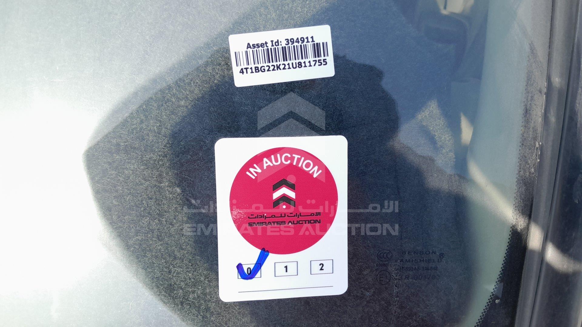 4T1BG22K21U811755 - 2001 Toyota Camry - #489602