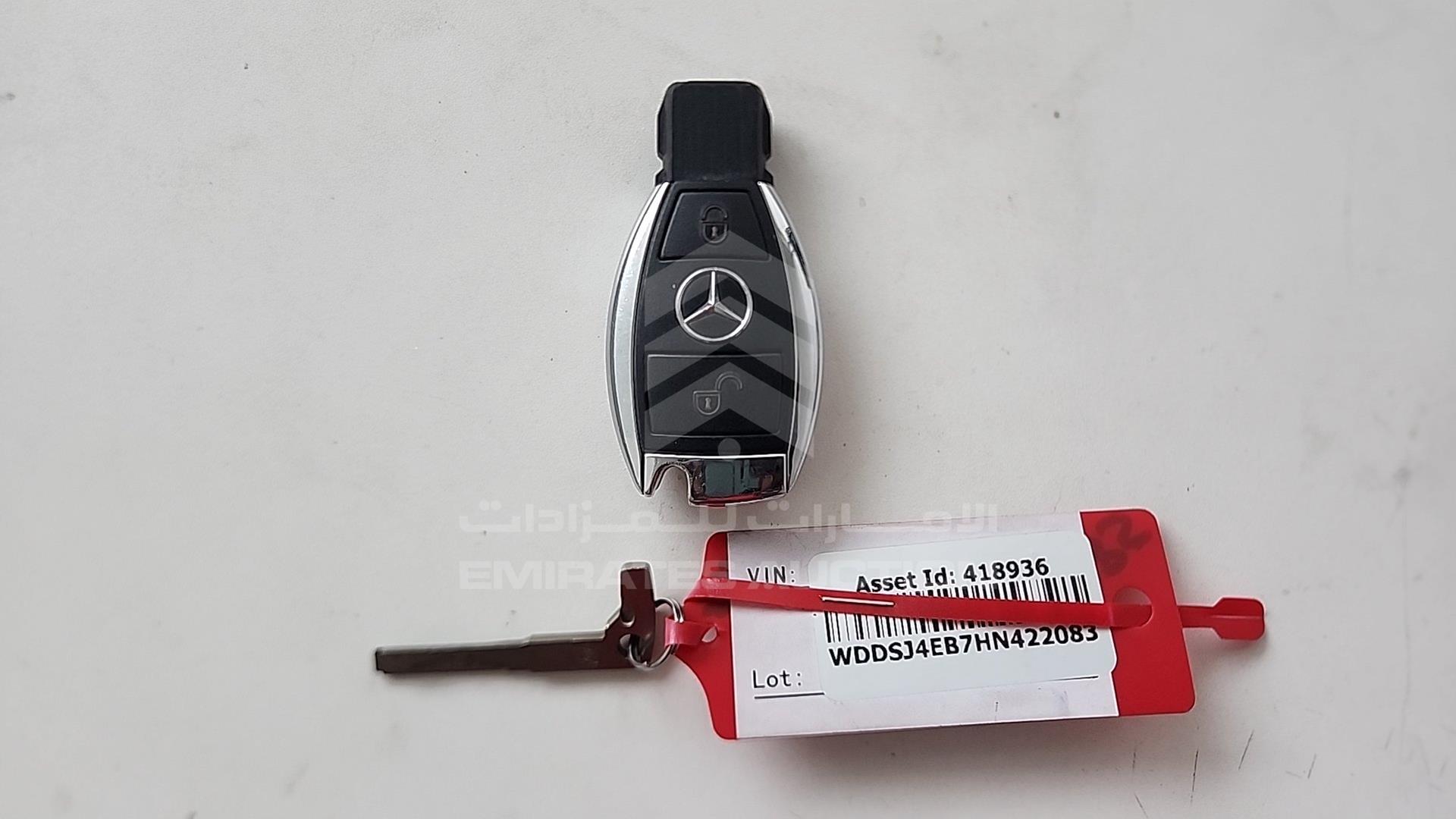 2017 MERCEDES CLA 250 VIN: WDDSJ4EB7HN422083