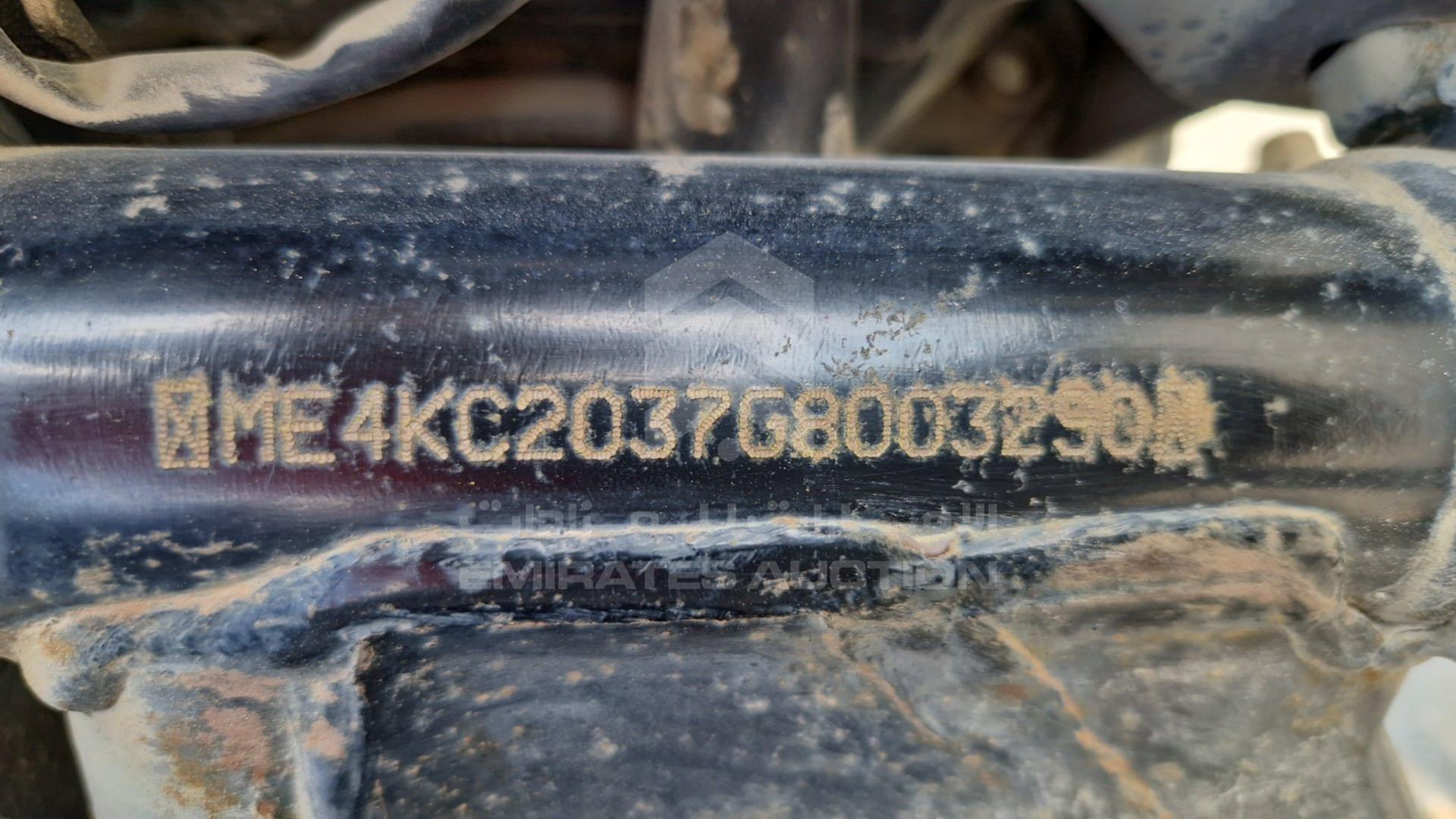 2016 HONDA CBF 150 VIN: ME4KC2037G8003290