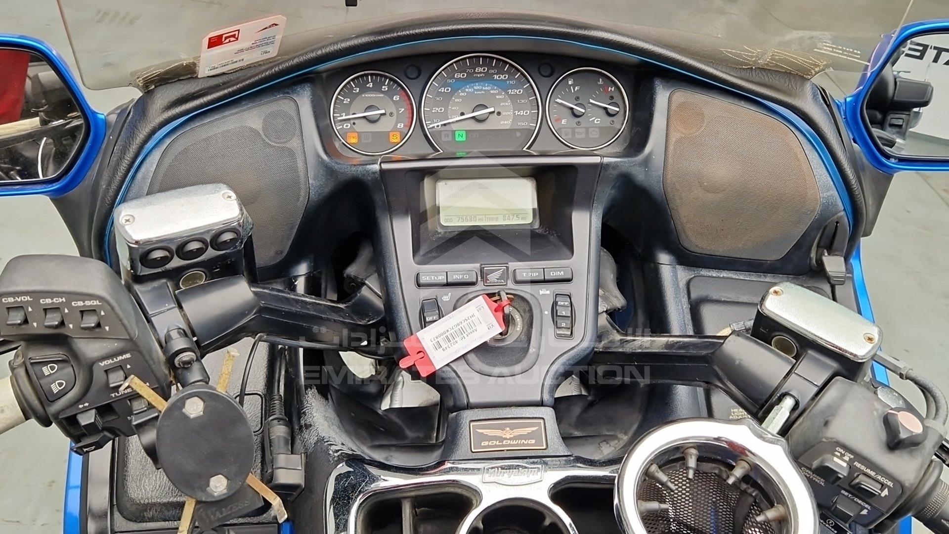 2012 HONDA GL 1800 VIN: JH2SC68G7CK000873