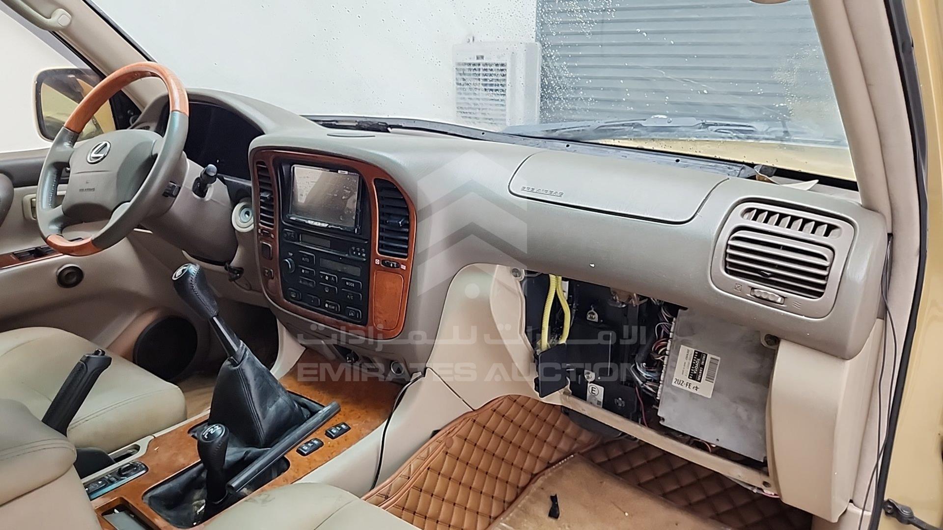 1999 LEXUS LX 470 VIN: JT6HT00W7Y0087848