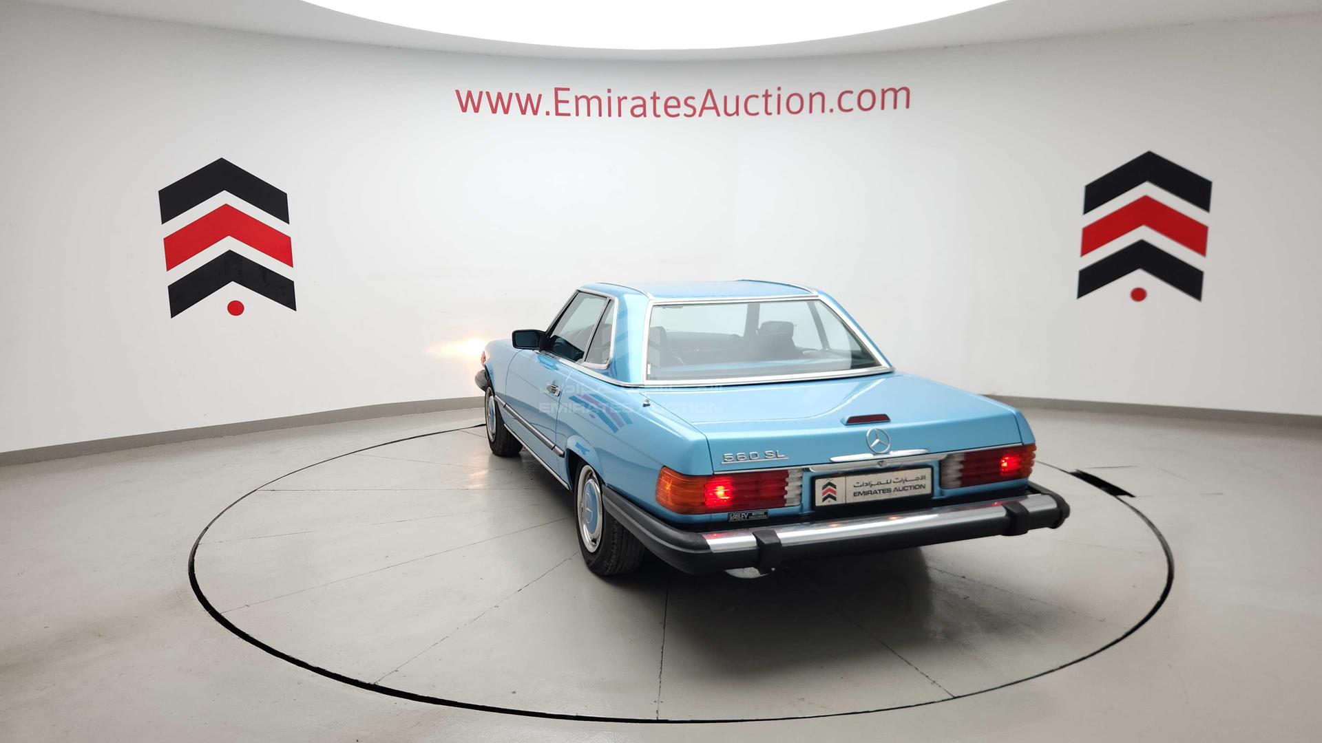 1988 MERCEDES SL 560 VIN: WDBBA48D9JA083054