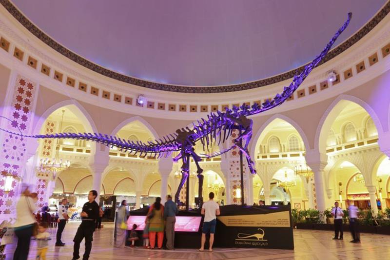 Dubai Mall’s dinosaur skeleton to be auctioned online