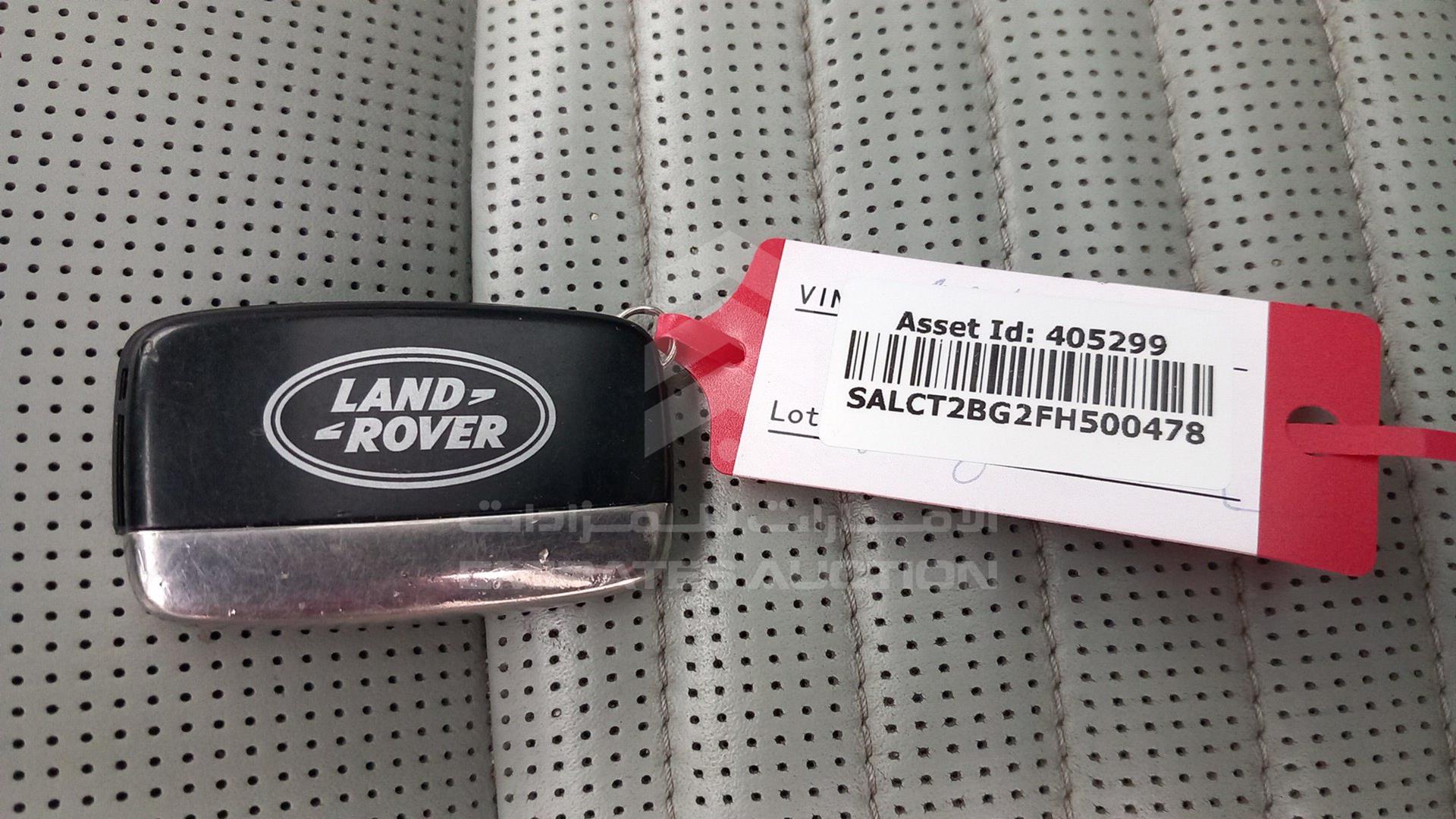 2015 LAND ROVER DISCOVERY VIN: SALCT2BG2FH500478