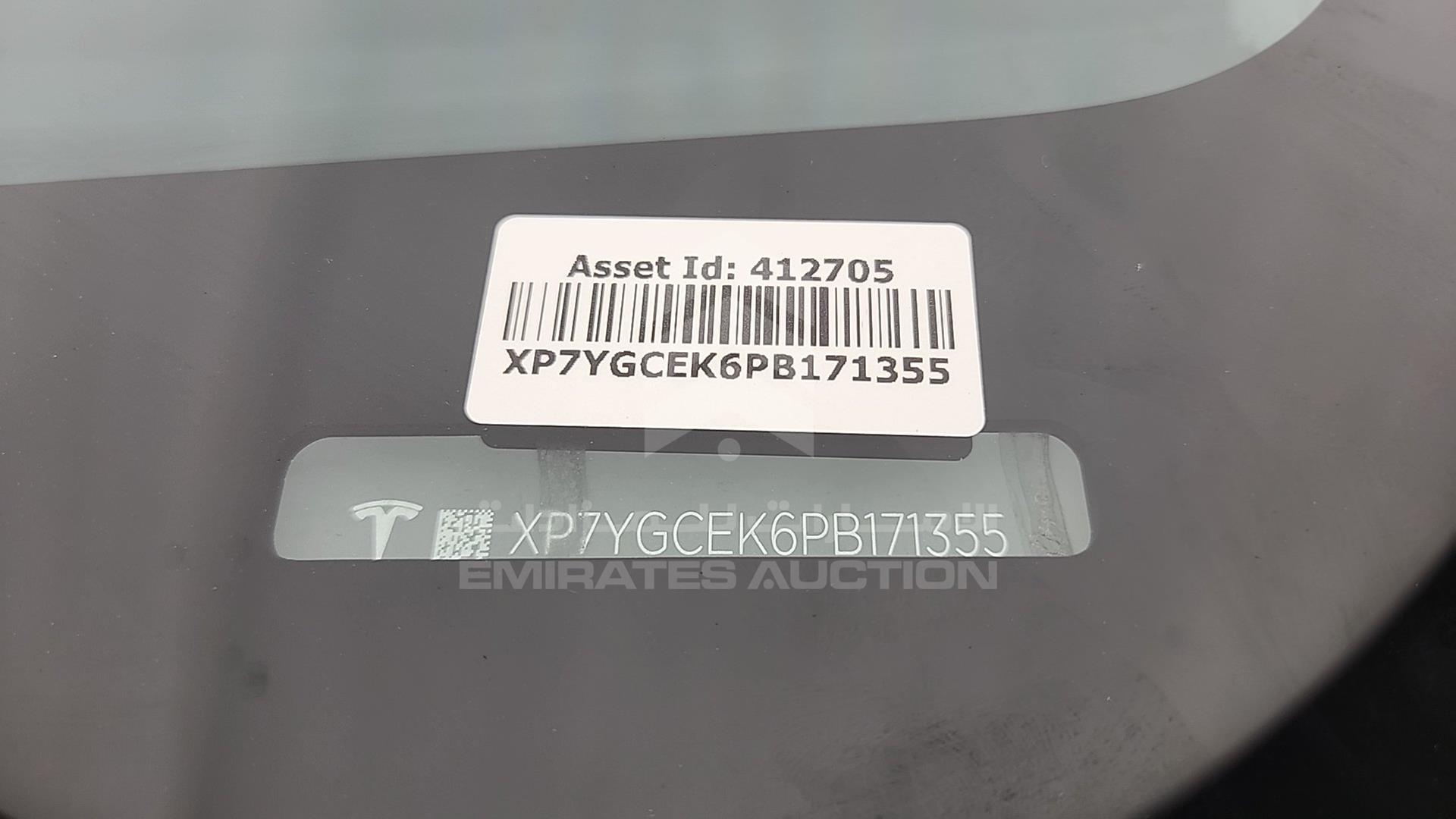 2023 TESLA MODEL Y VIN: XP7YGCEK6PB171355