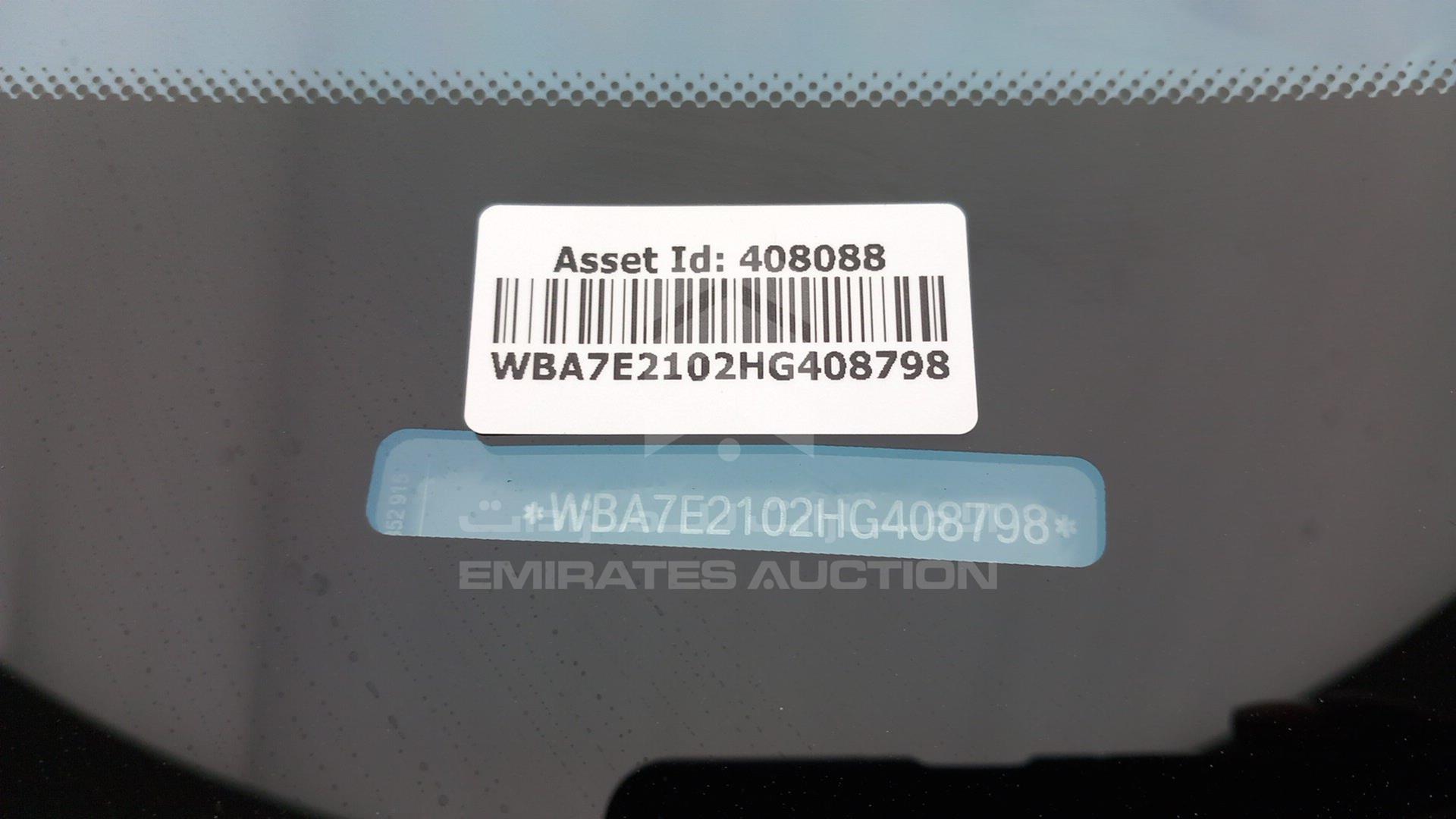 2017 BMW 740 LI VIN: WBA7E2102HG408798