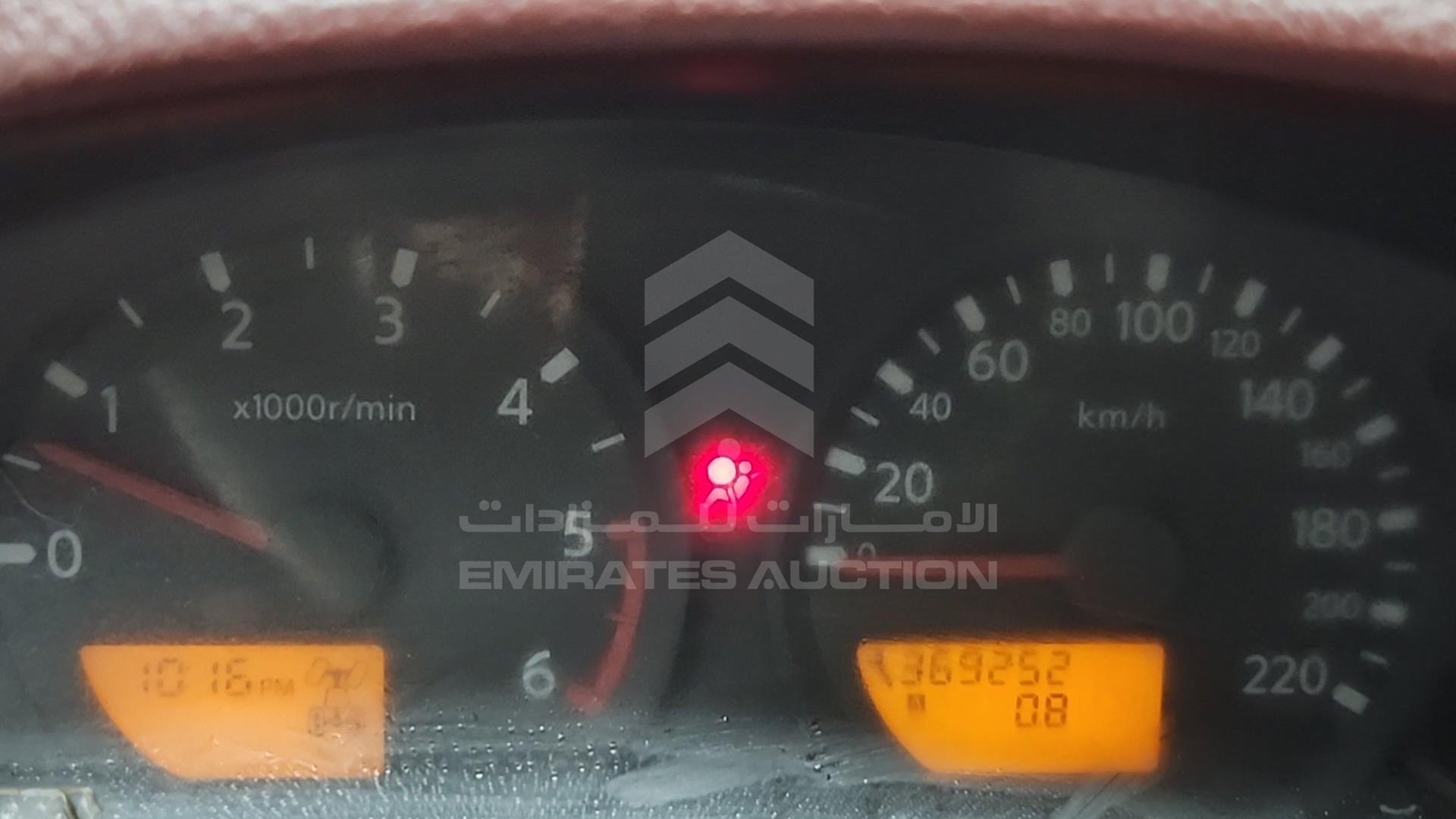 2012 NISSAN NAVARA VIN: MNTCD03YXC6001542