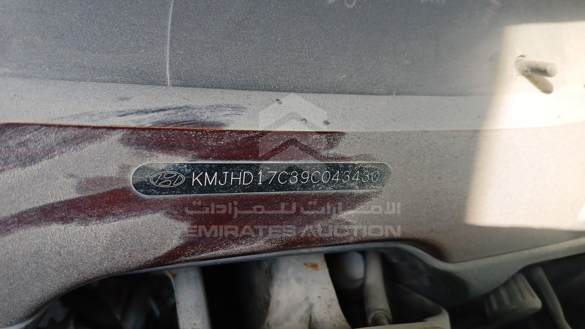 2009 HYUNDAI COUNTY VIN: KMJHD17C39C043430