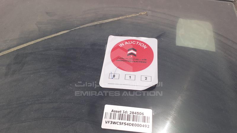 VIN: VF3WC5FS4DE000492 Auction: EmiratesAuction Lot: 343645 VF3WC5FS4DE000492 Peugeot 207 2013 SILVER Photo 26
