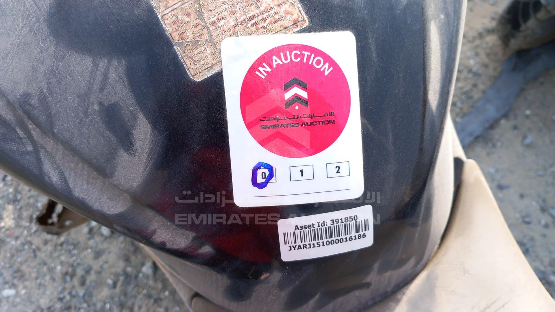2009 YAMAHA MOTORBIKE VIN: JYARJ151000016186
