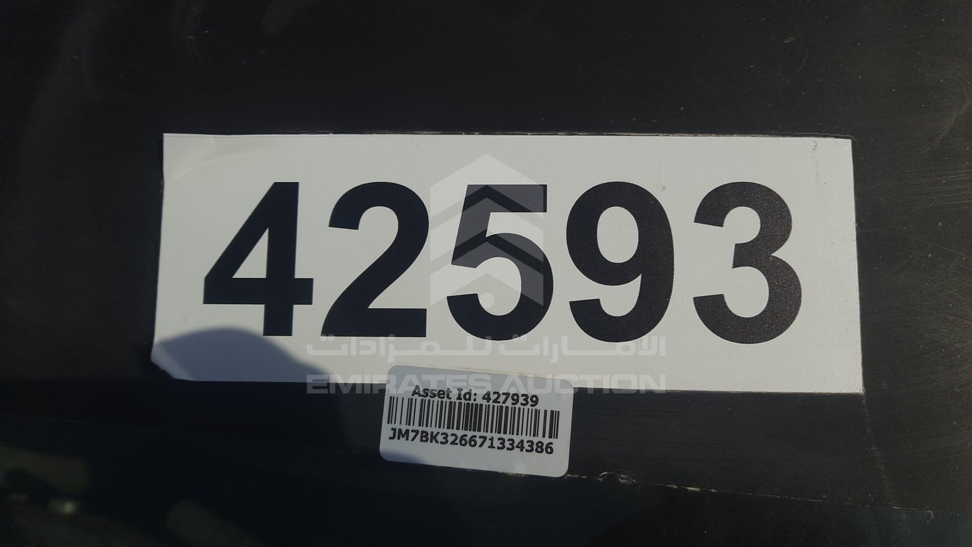 2007 MAZDA 3 VIN: JM7BK326671334386