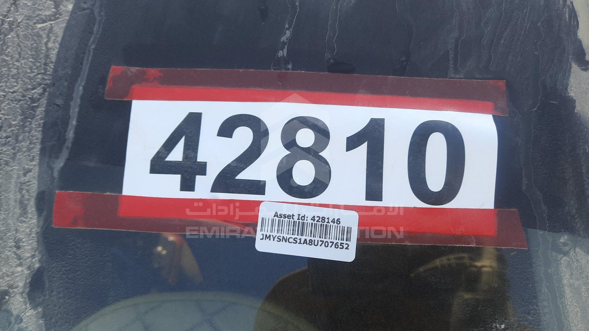 2008 MITSUBISHI LANCER VIN: JMYSNCS1A8U707652