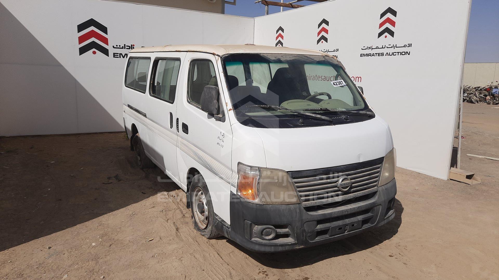 2010 NISSAN URVAN VIN: JN6AE54S5AX021415
