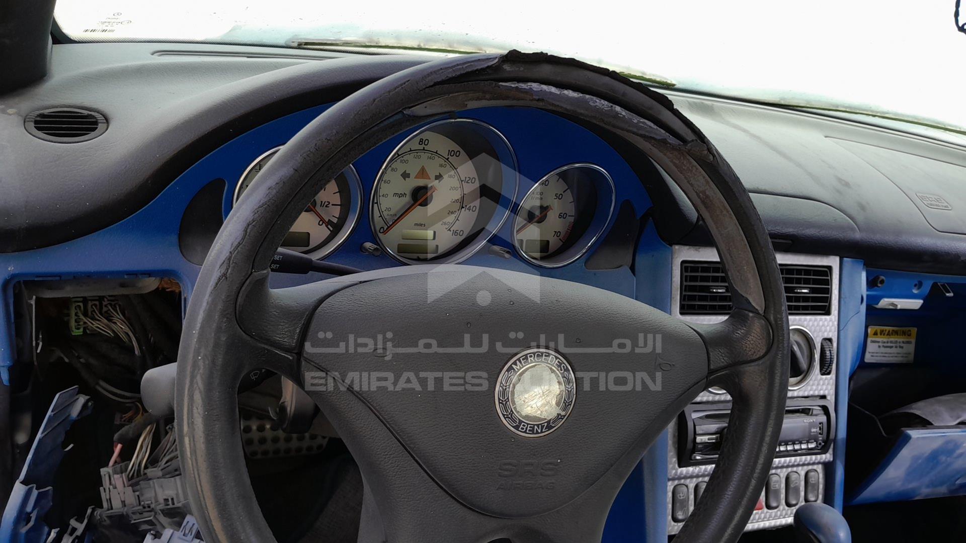 2001 MERCEDES SLK230 VIN: WDBKK49F61F206986