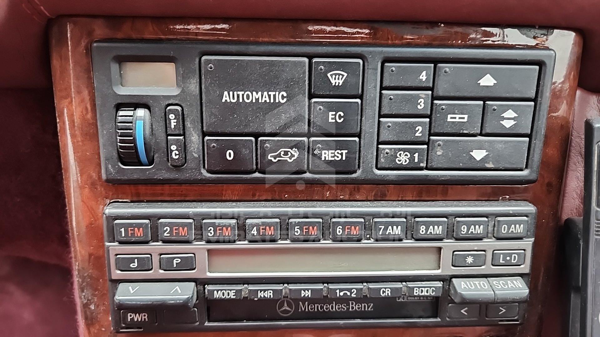 1991 MERCEDES SL 500 VIN: WDB1290661F039830