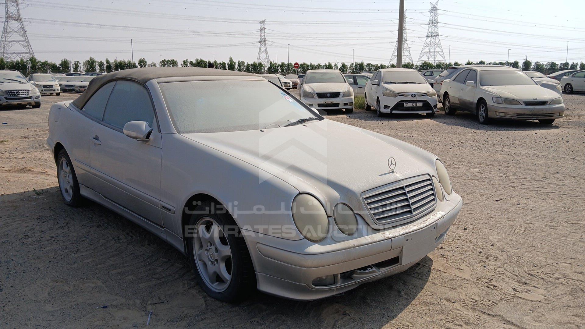 2001 MERCEDES CLK320 VIN: WDB2084651T055097