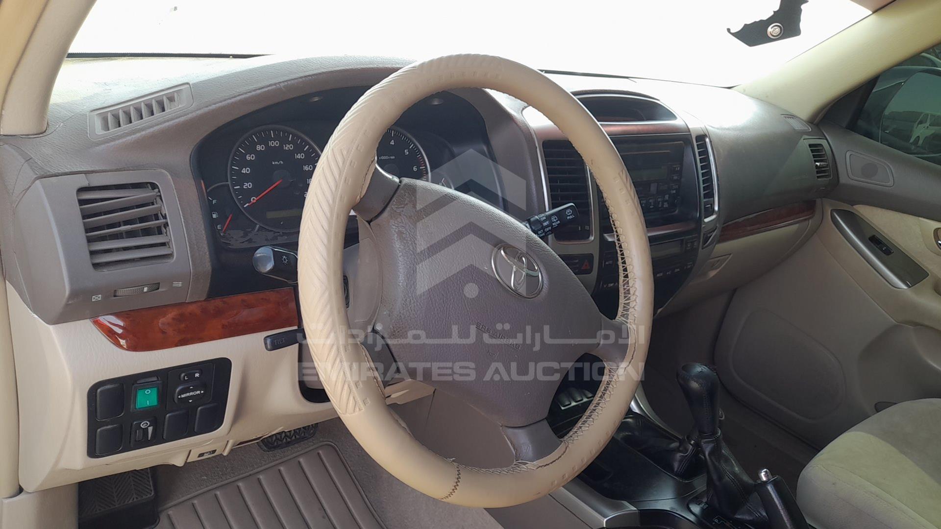 2008 TOYOTA PRADO VIN: JTEBU25J985148121