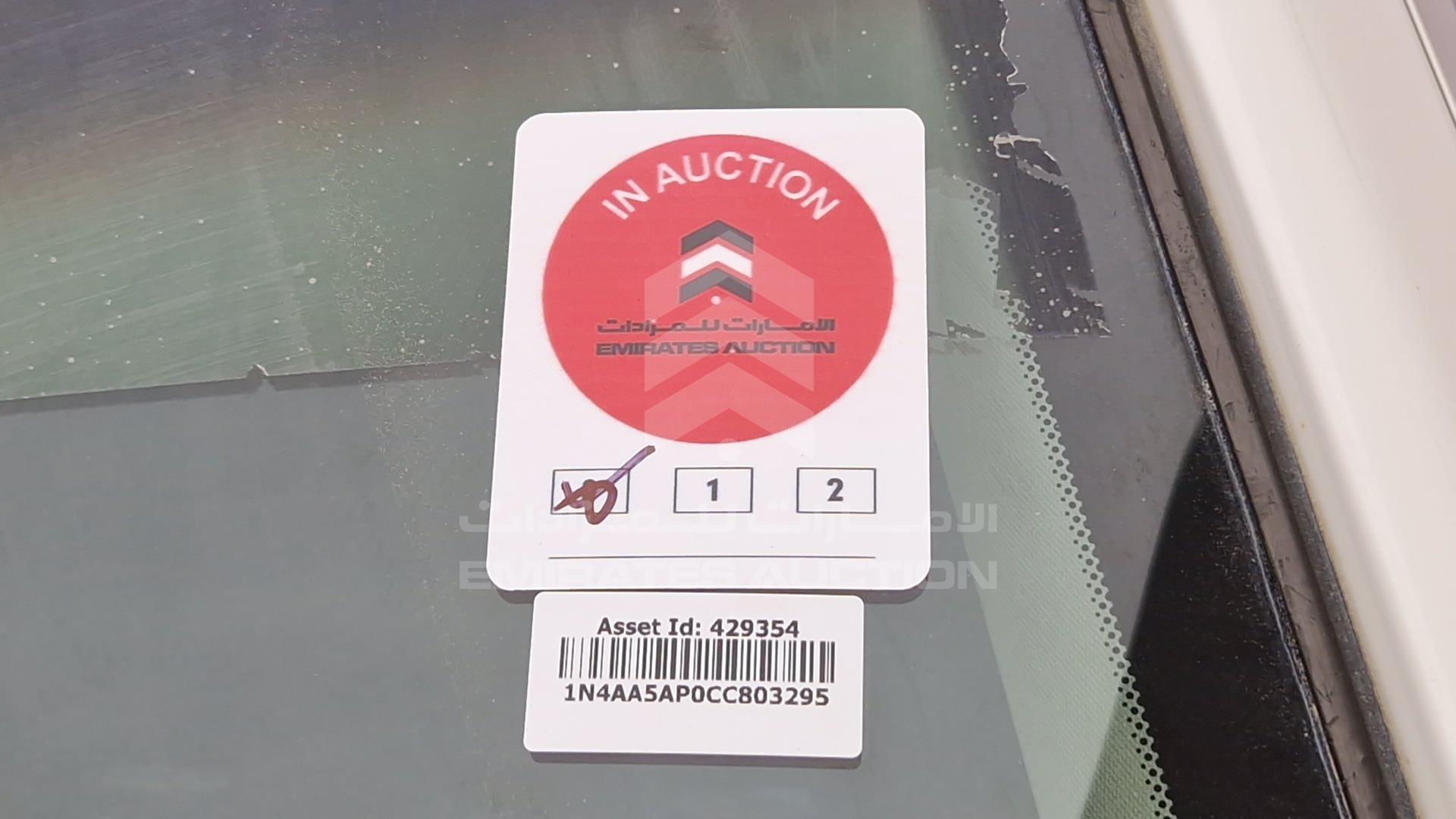 2012 NISSAN MAXIMA VIN: 1N4AA5AP0CC803295