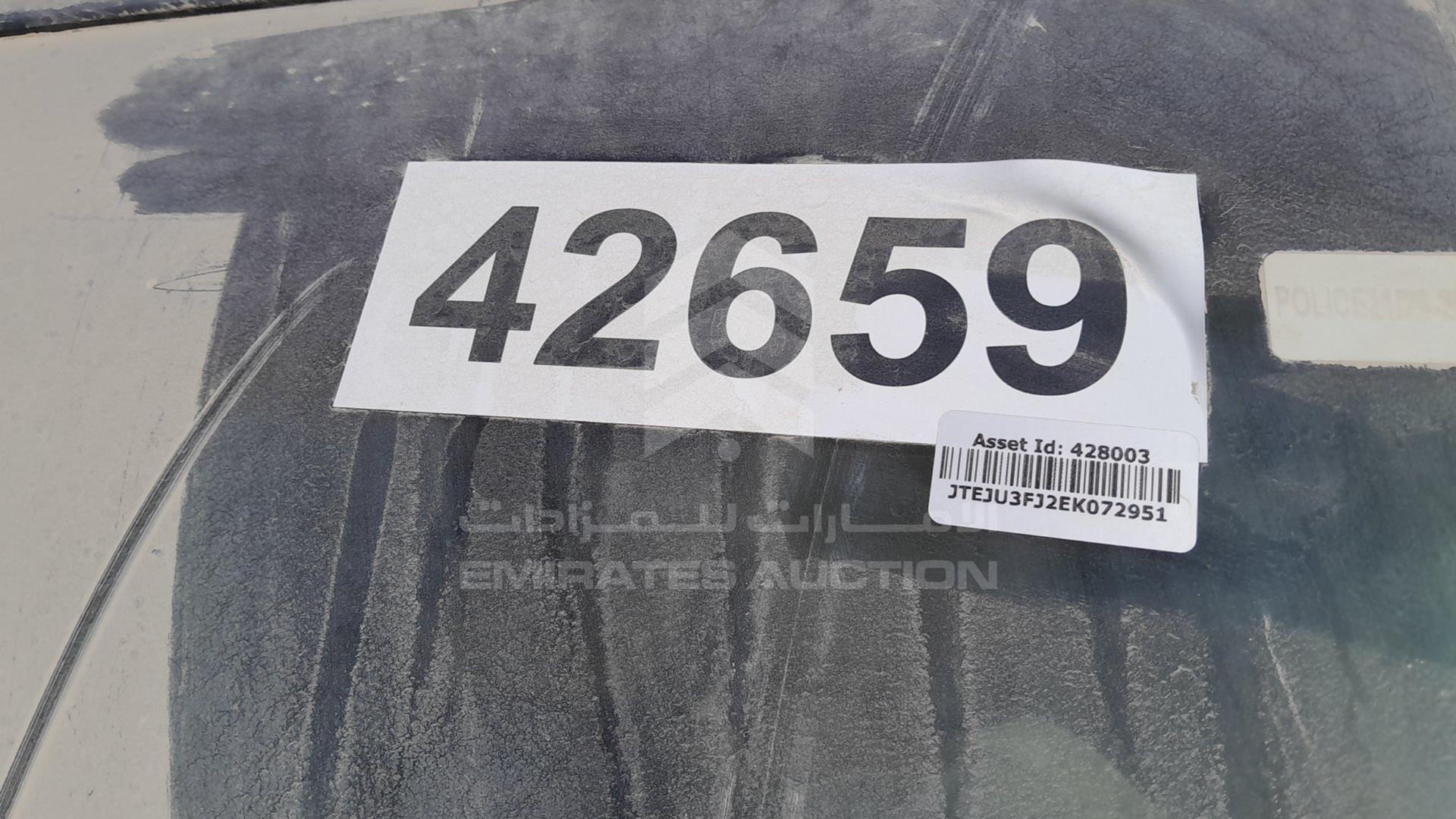 2014 TOYOTA PRADO VIN: JTEJU3FJ2EK072951