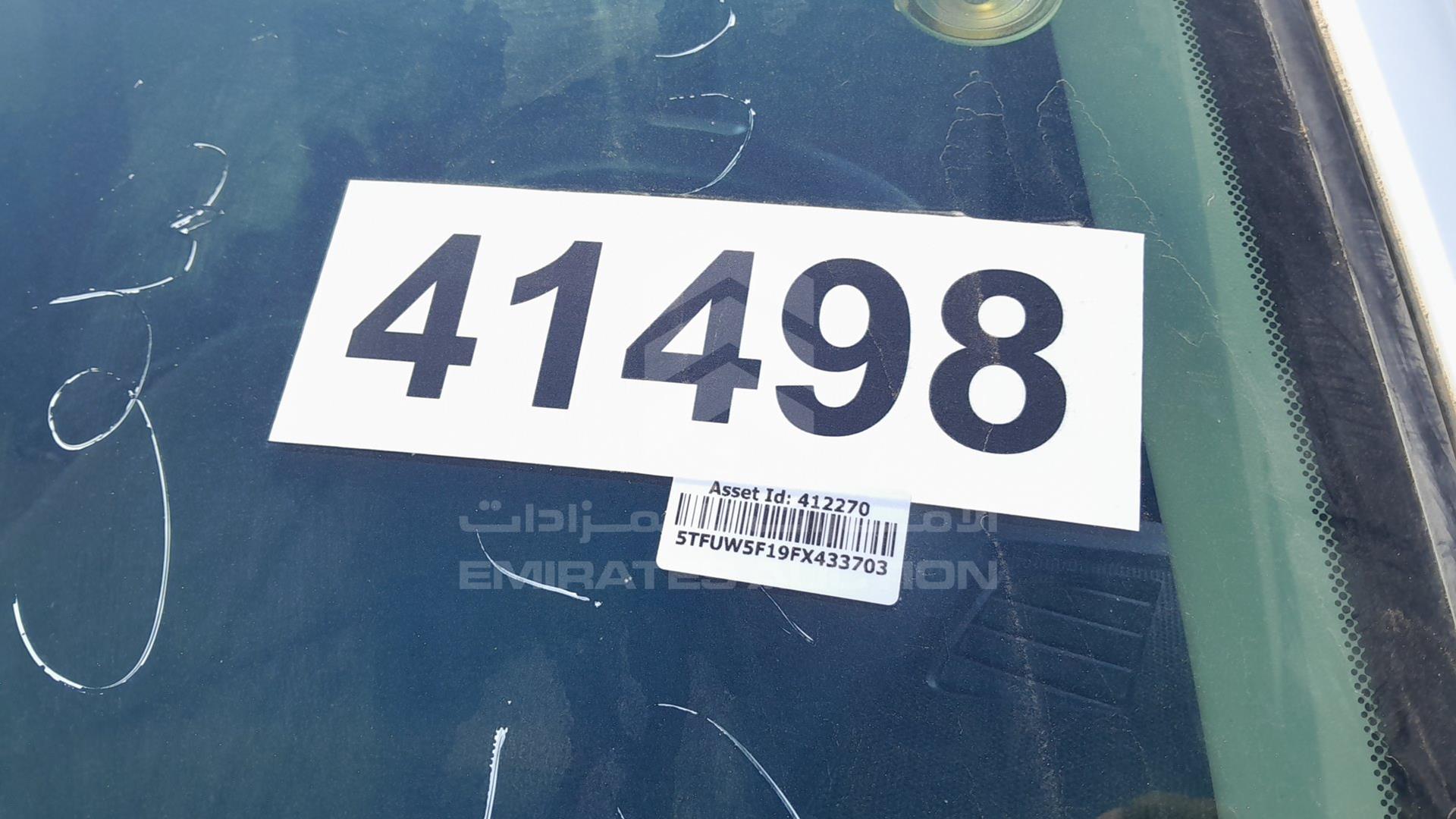 2015 TOYOTA TUNDRA VIN: 5TFUW5F19FX433703