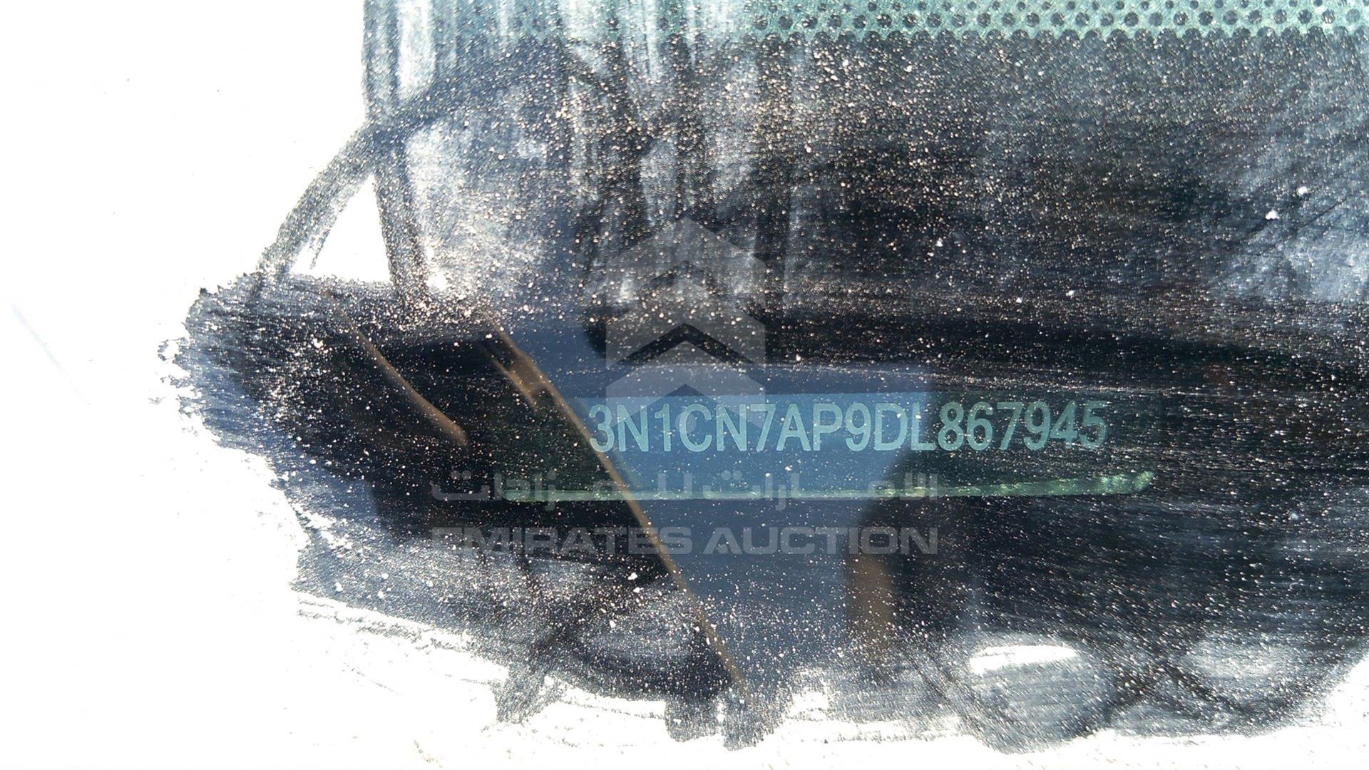 2013 NISSAN VERSA VIN: 3N1CN7AP9DL867945