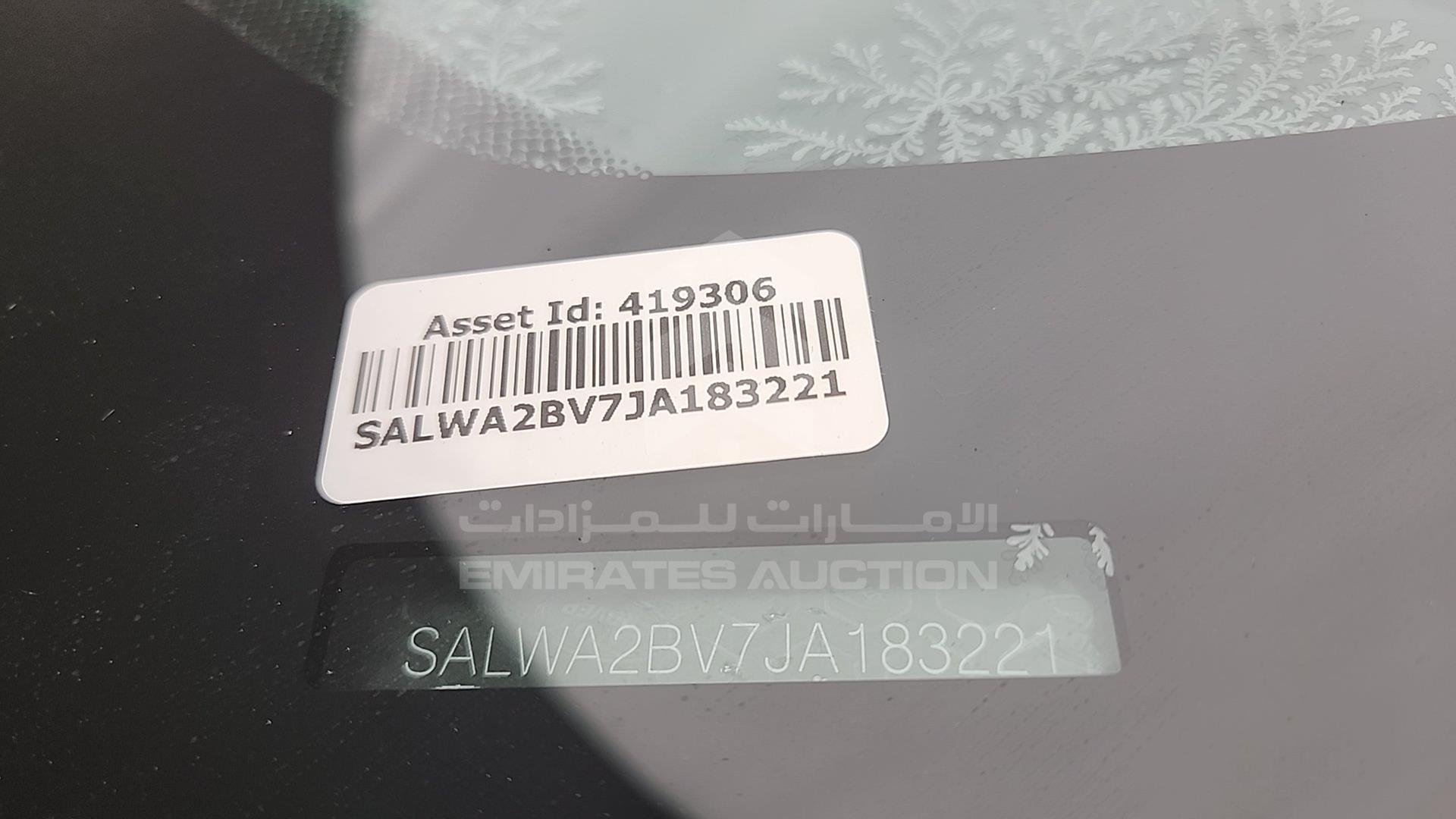 2018 RANGE ROVER SPORT VIN: SALWA2BV7JA183221