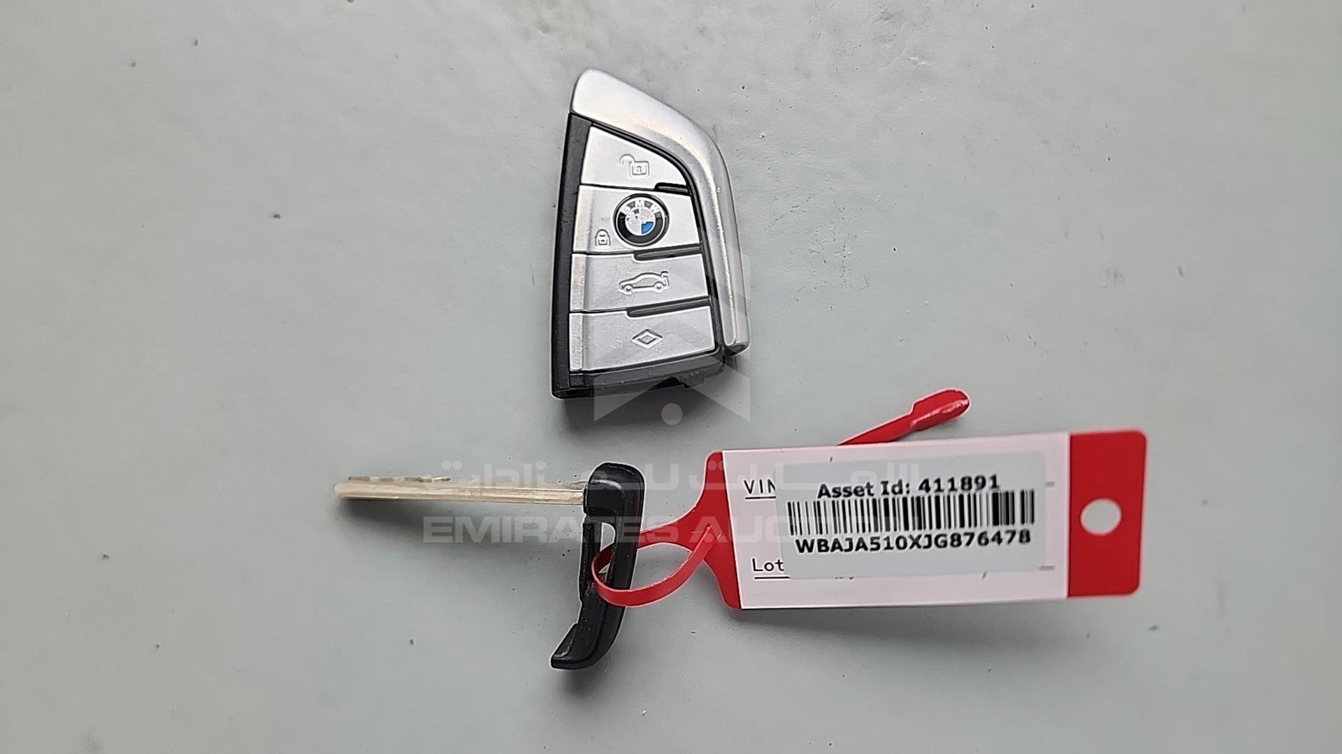 2018 BMW 530I VIN: WBAJA510XJG876478